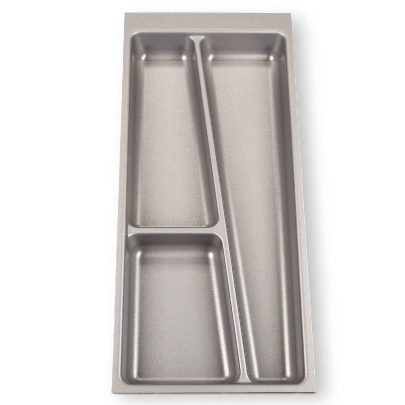 SO-TECH® Besteckeinsatz ORGA-BOX® II Besteckeinsatz silbergrau, für Nobilia Schubladen mit Korpusbreiten 300 - 900 mm