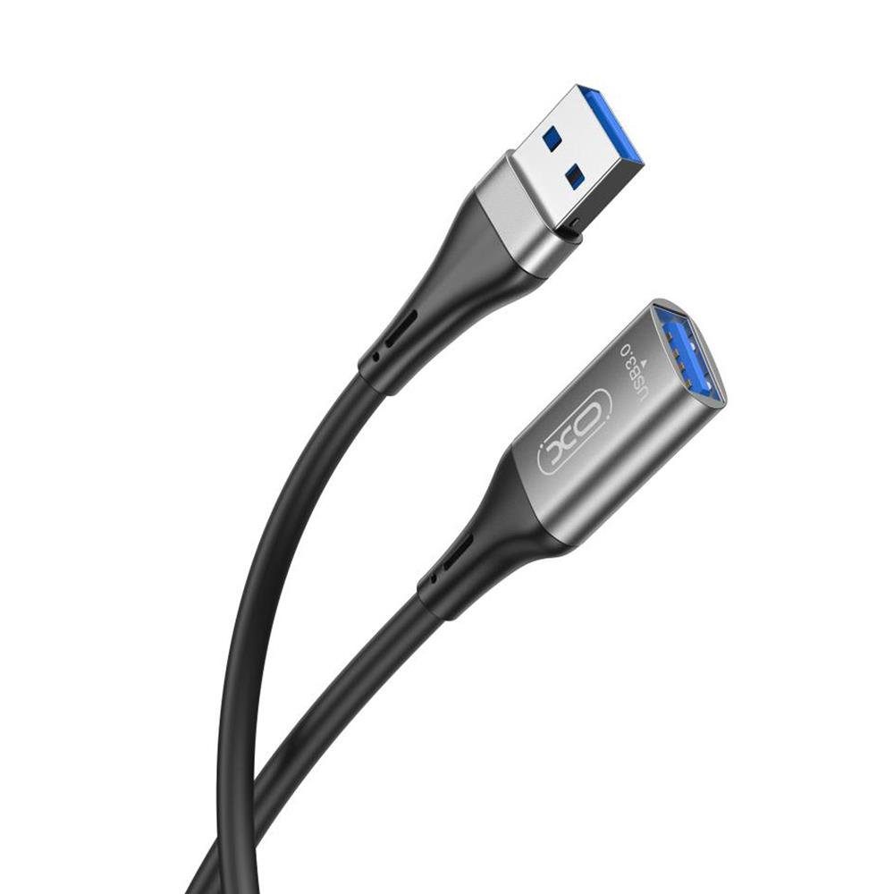 XO NB220 Verlängerungskabel USB 3.0 Kabeladapter USB Kabel Schwarz 2m USB-Adapter,  200 cm
