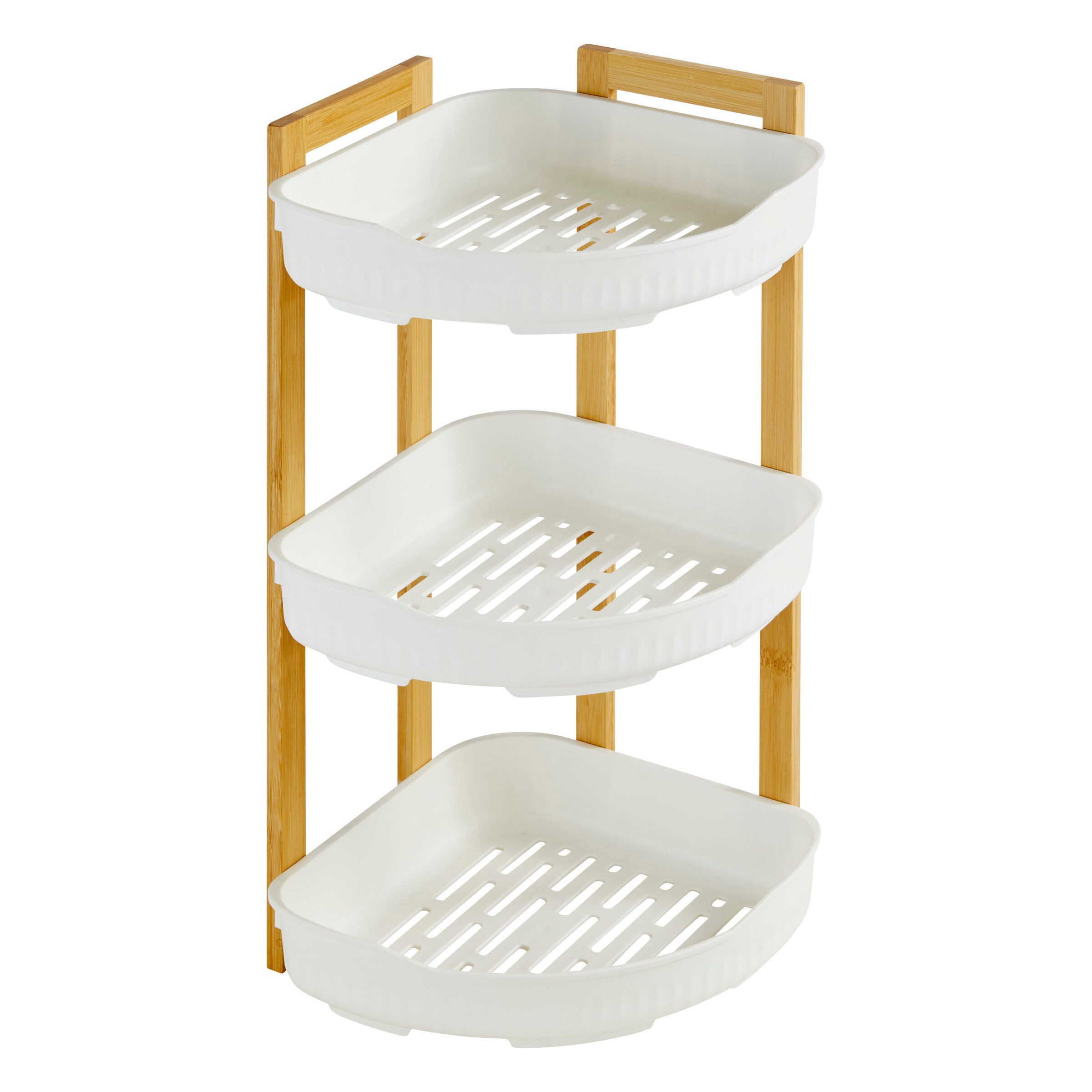 5five Simply Smart Duschregal Eck-Duschorganizer stehend NATUREO, 29 x 22 x 45 cm