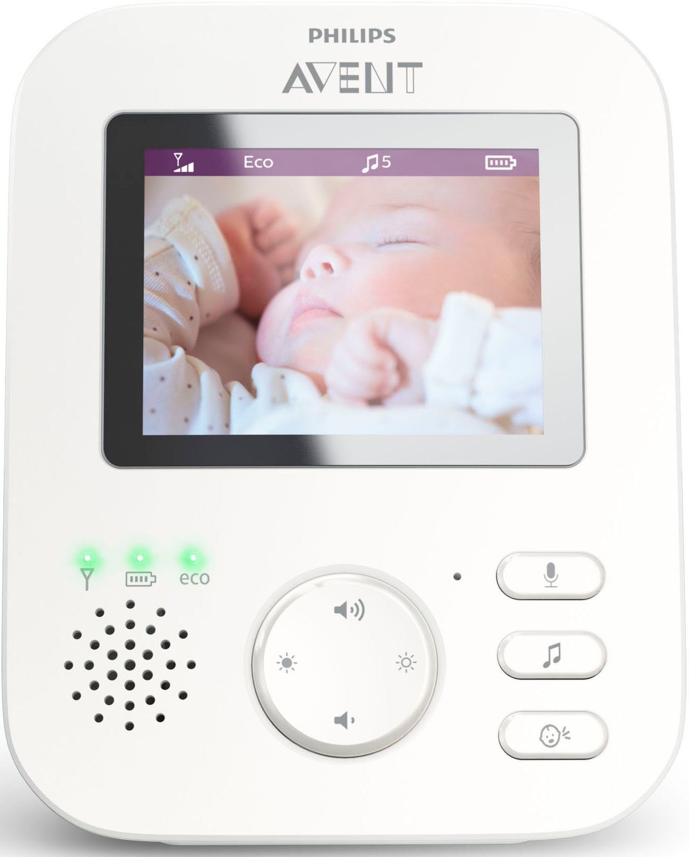 Philips AVENT Video-Babyphone SCD833/26, sichere Verbindung, 2,7 Zoll  Farbdisplay, Eco-Mode, 1-tlg.