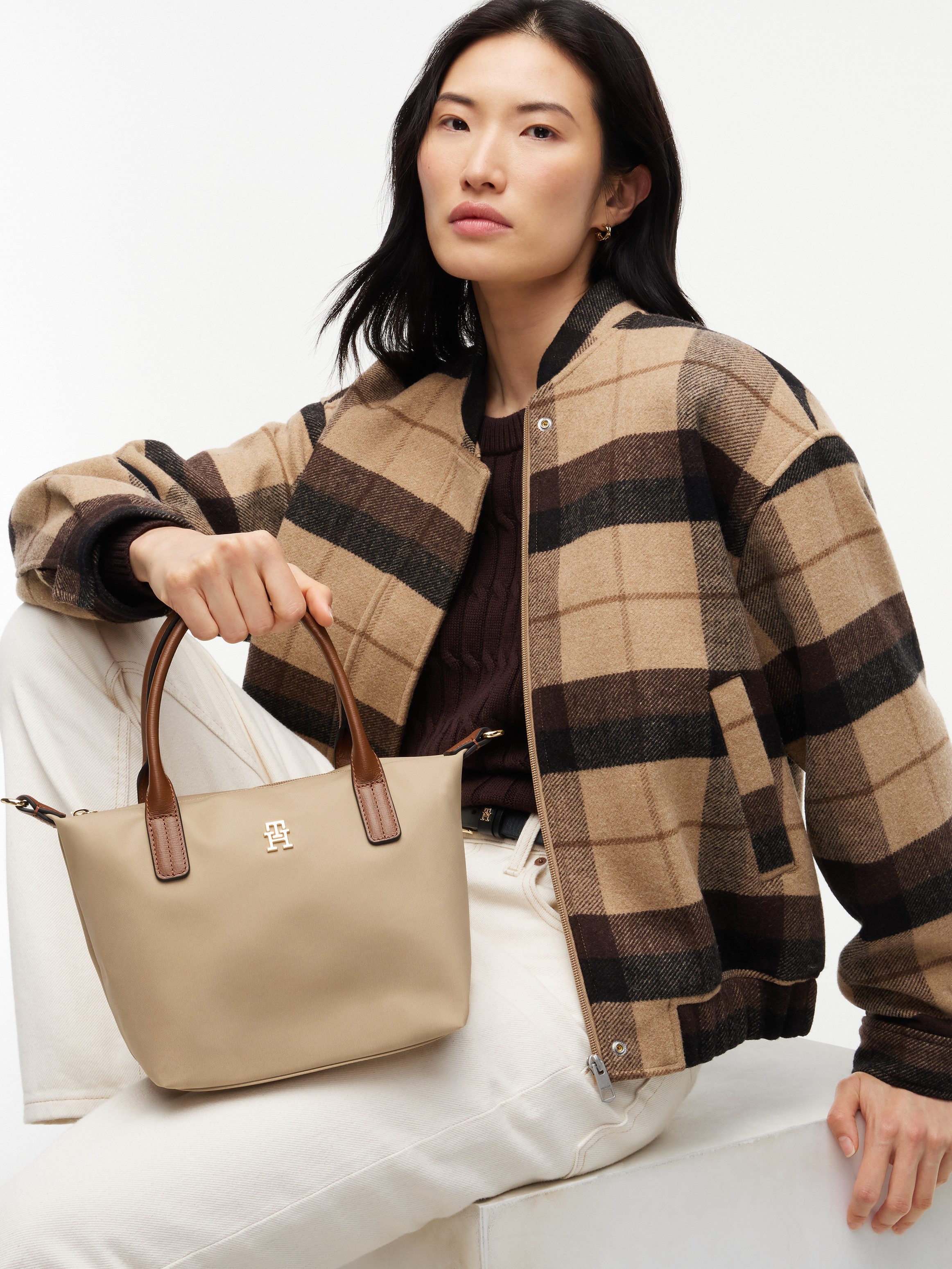 Tommy Hilfiger Tragetasche POPETTE MINI TOTE, Damen Umhängetasche, Minibag mit abnehmbarem Umhängeriemen – Bild 2 von 5
