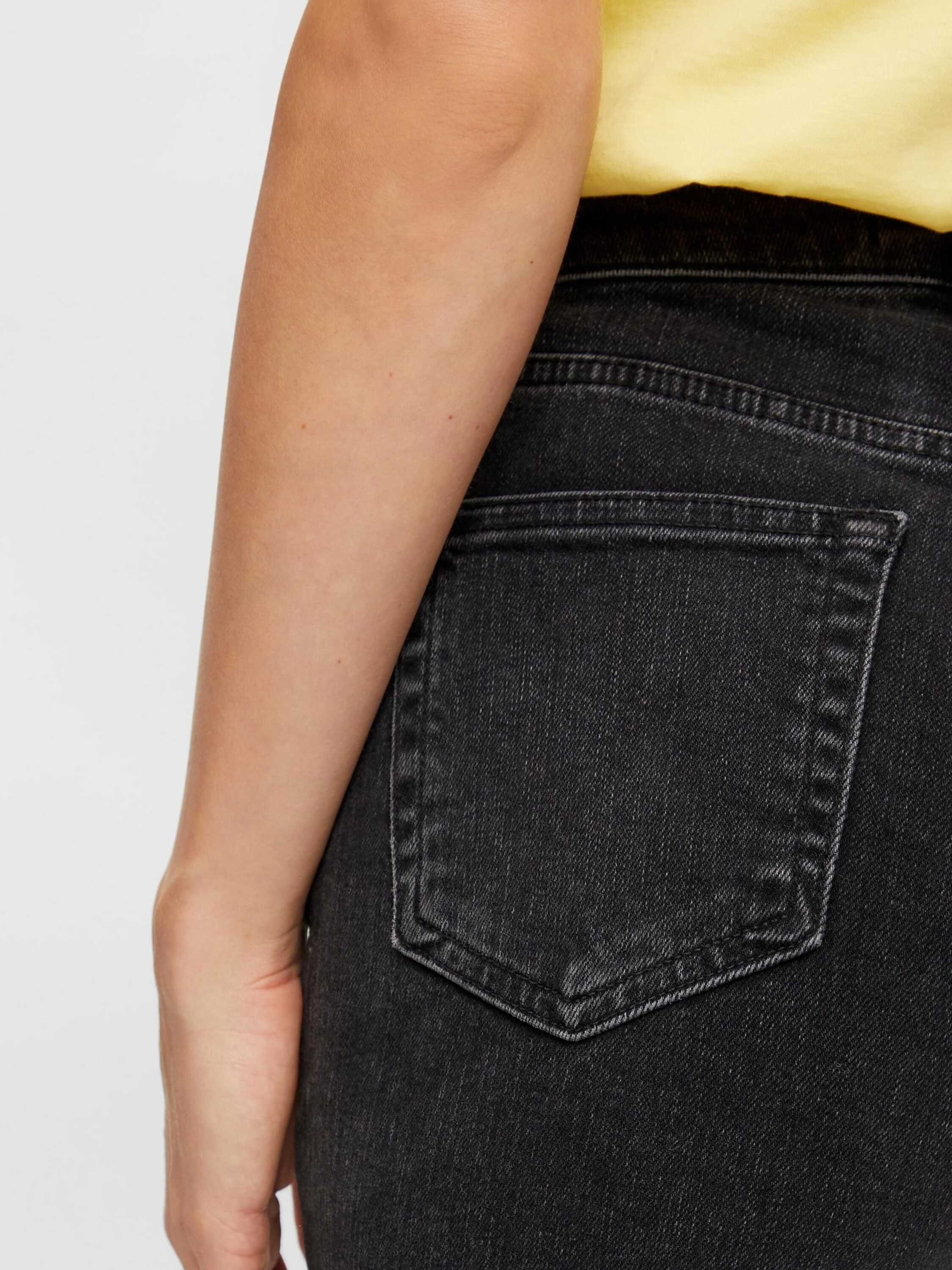 (1-tlg) pieces Detail Details, 7/8-Jeans Plain/ohne Leah Weiteres