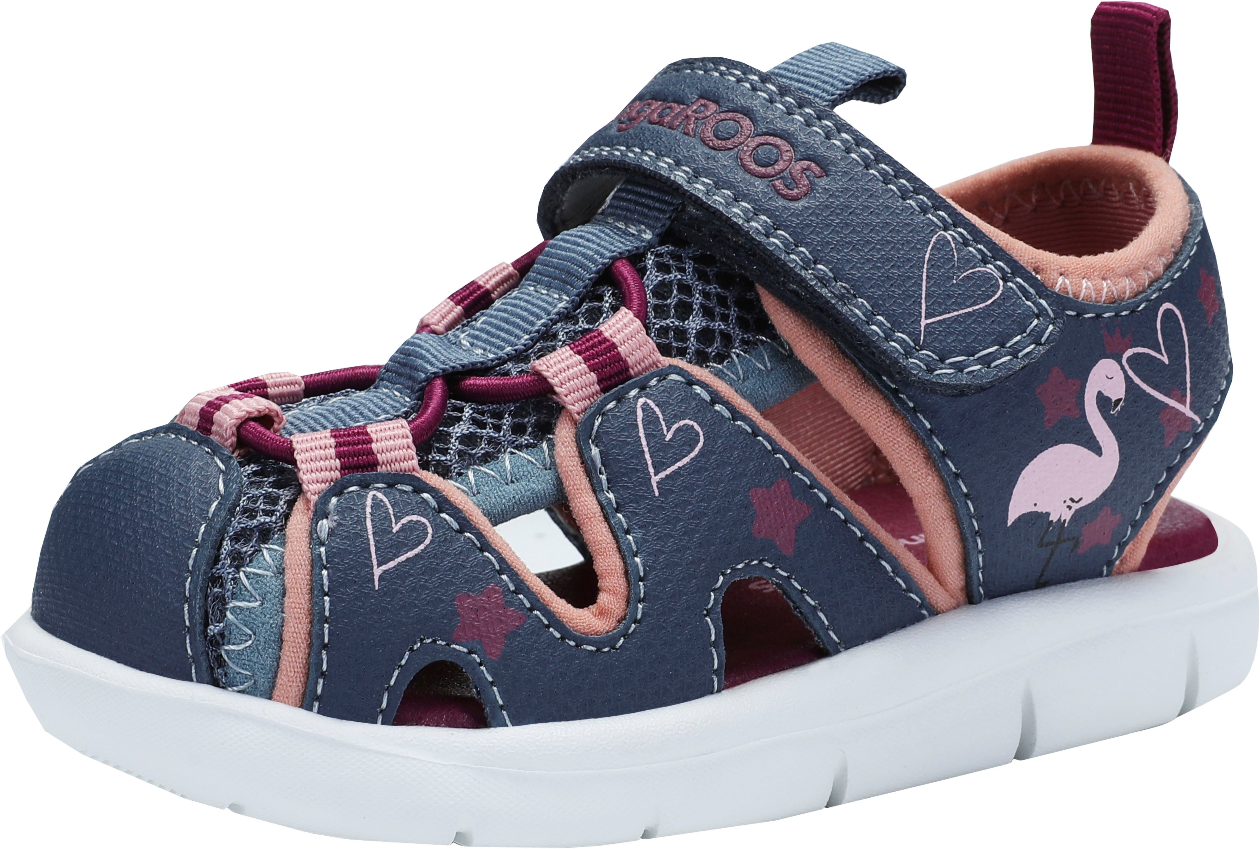KangaROOS K-Slide Stripe Sandale Unisex - Flache Pantoffel Für Kids