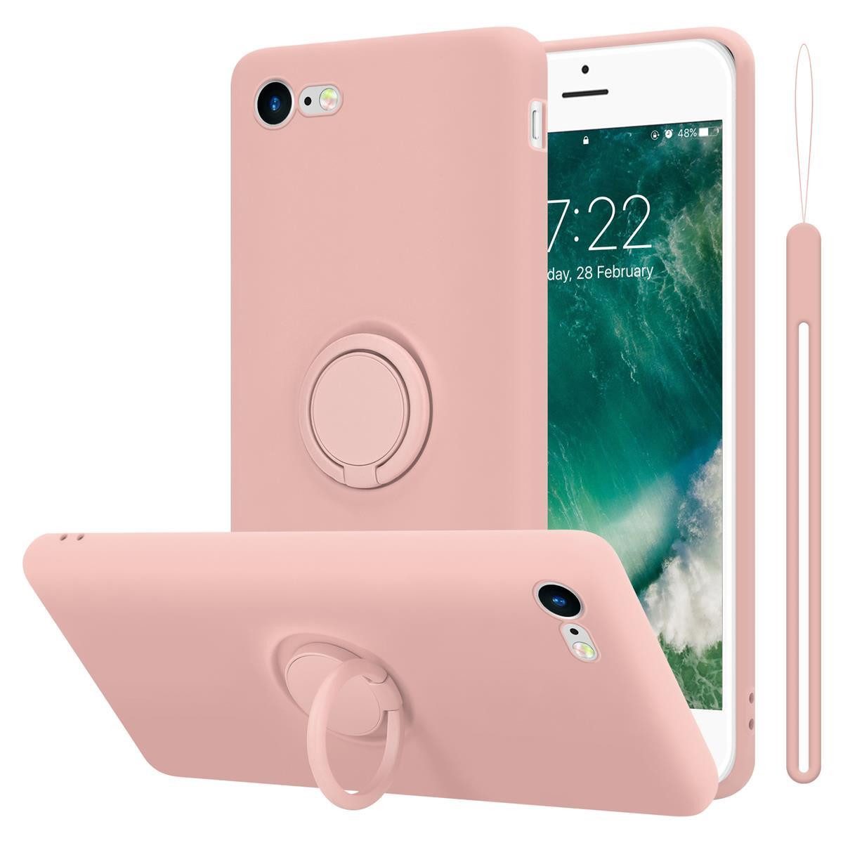 Cadorabo Handyhülle für iPhone 7 / 7S / 8 / SE 2020 Hülle Apple iPhone 7 / 7S / 8 / SE 2020, Robustes Hard Case - Handy Schutzhülle - Hülle - Back Cover Bumper