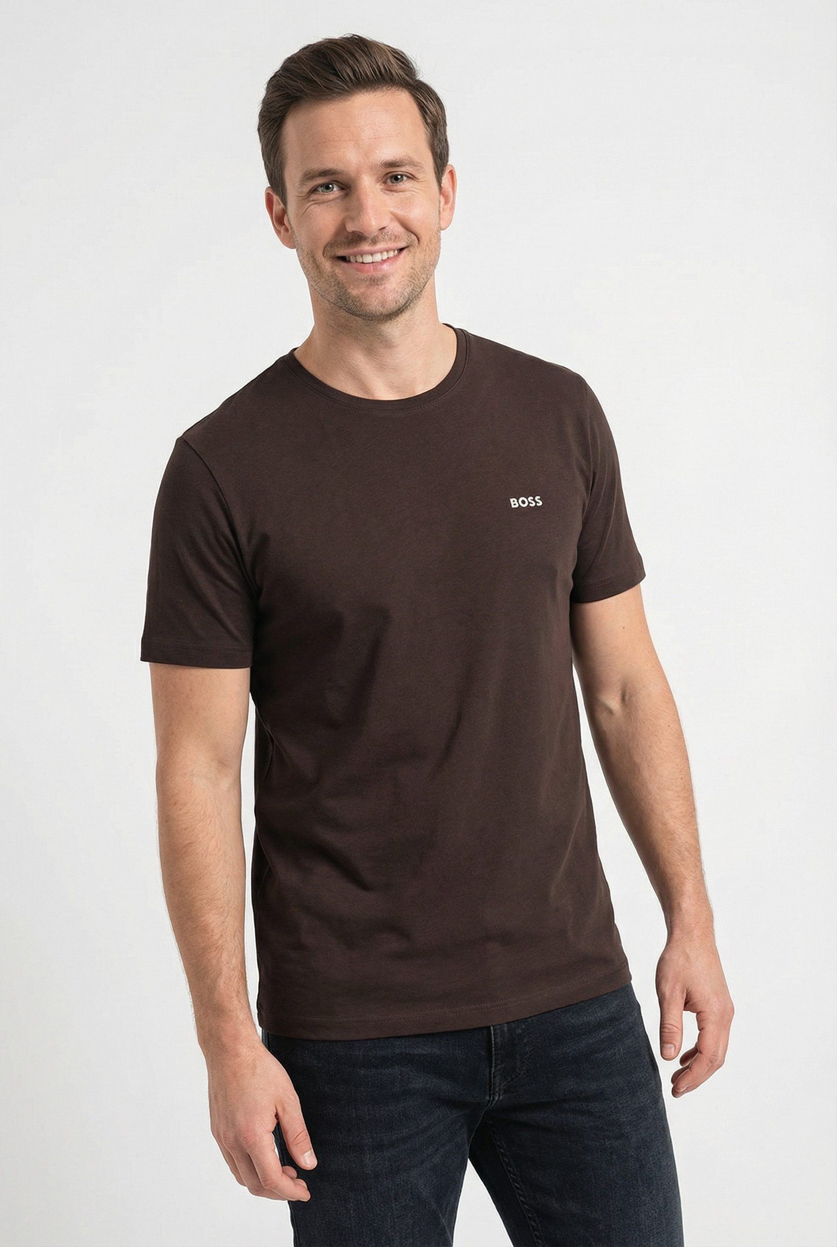 BOSS T-Shirt Mix&Match T-Shirt R mit Logostickerei