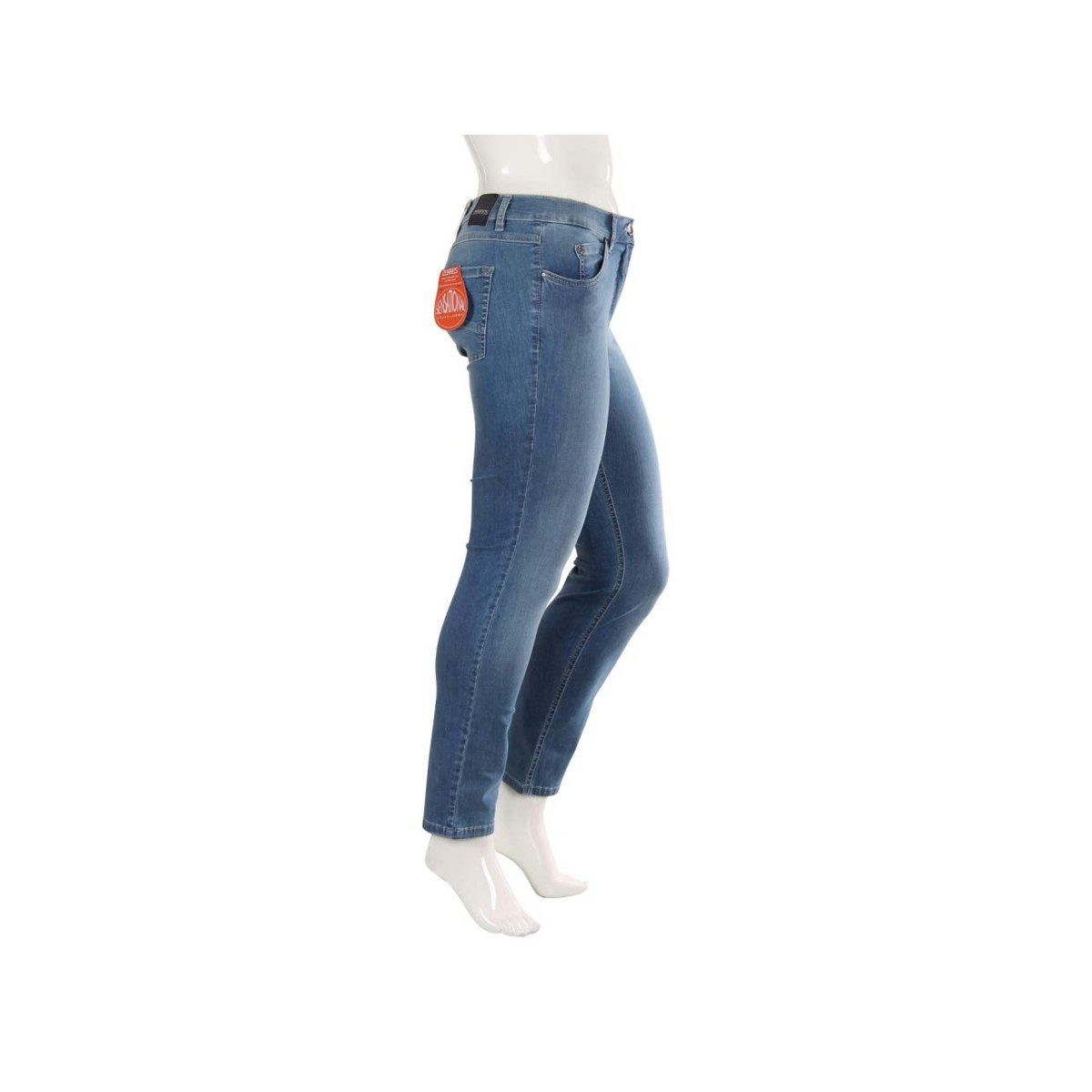 regular grau 5-Pocket-Jeans (1-tlg) Zerres