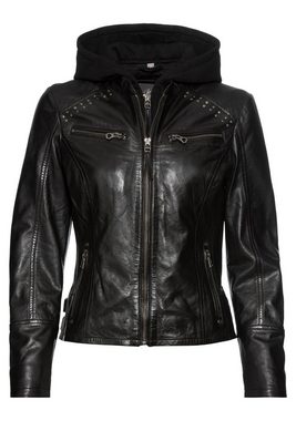 Gipsy Bikerjacke GWNinica OT mit Stepp- und Nieten-Details