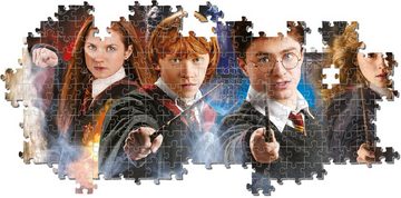 Clementoni® Puzzle Panorama, Harry Potter, 1000 Puzzleteile, Made in Europe, FSC® - schützt Wald - weltweit