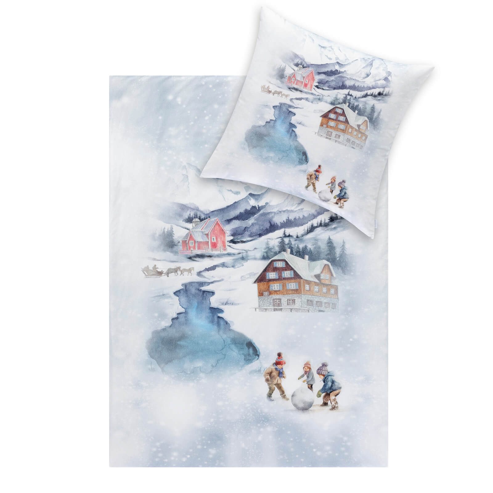 Bettwäsche Mountain Lake 4472 101 Schnee