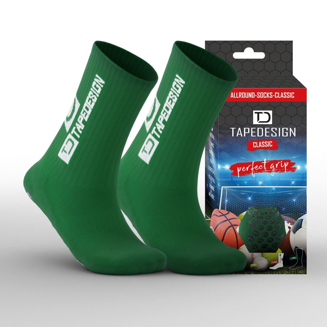 Tapedesign Sportsocken Allround Sock Classic green