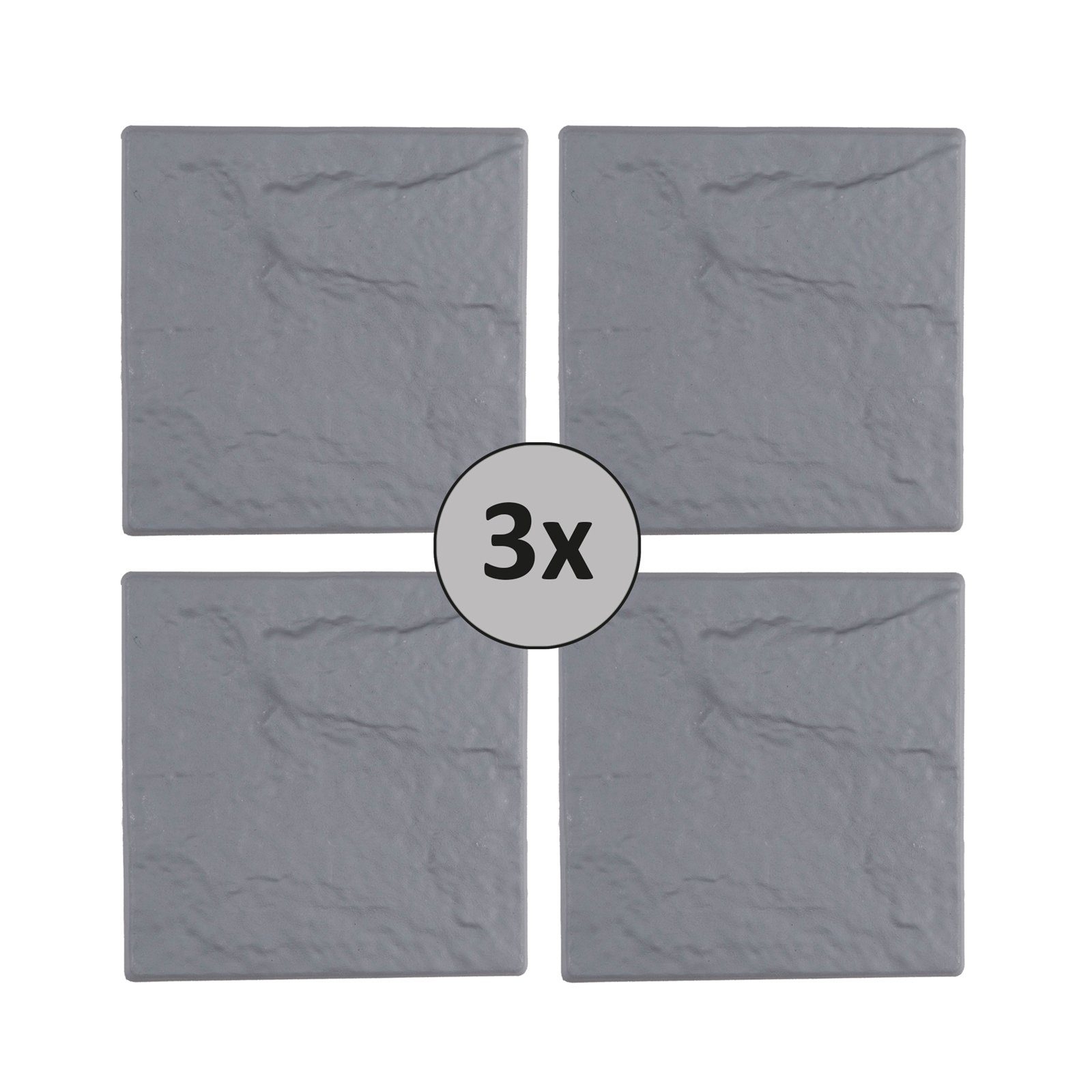 HTI-Living Trittsteine Gehwegplatte Steinoptik Nessa, 30x30 cm, Set, 12-St., 12 Platten, Trittstein Gartenweg