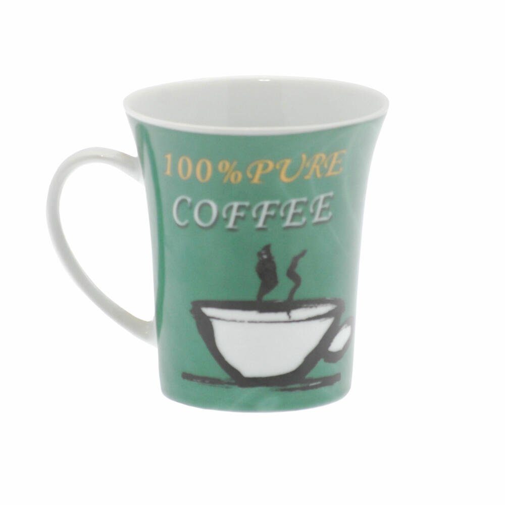 Porzellan Pure Coffee Grün, Becher 100%