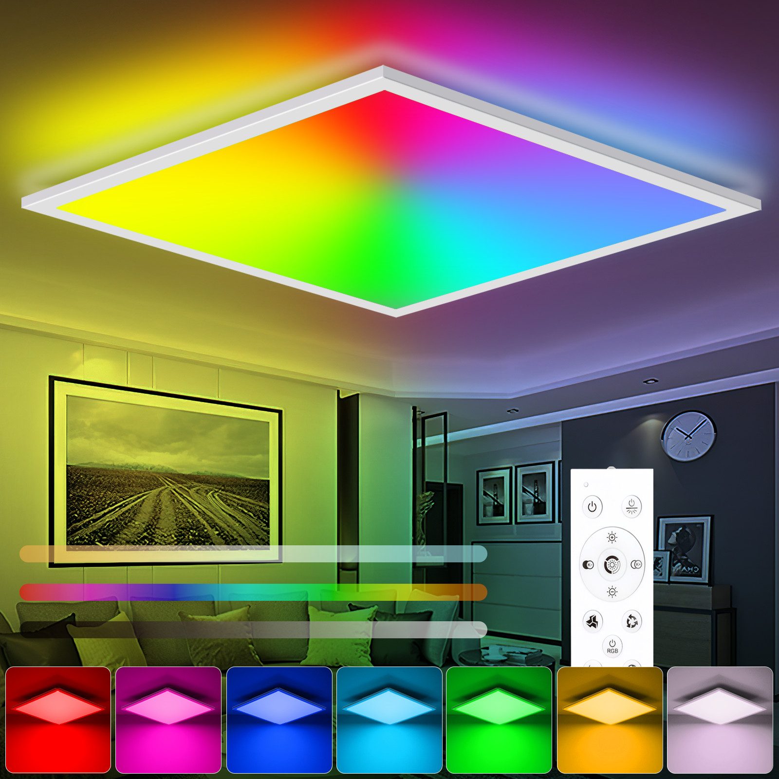 Oraymin LED Panel RGB Deckenleuchte CCT günstig online kaufen