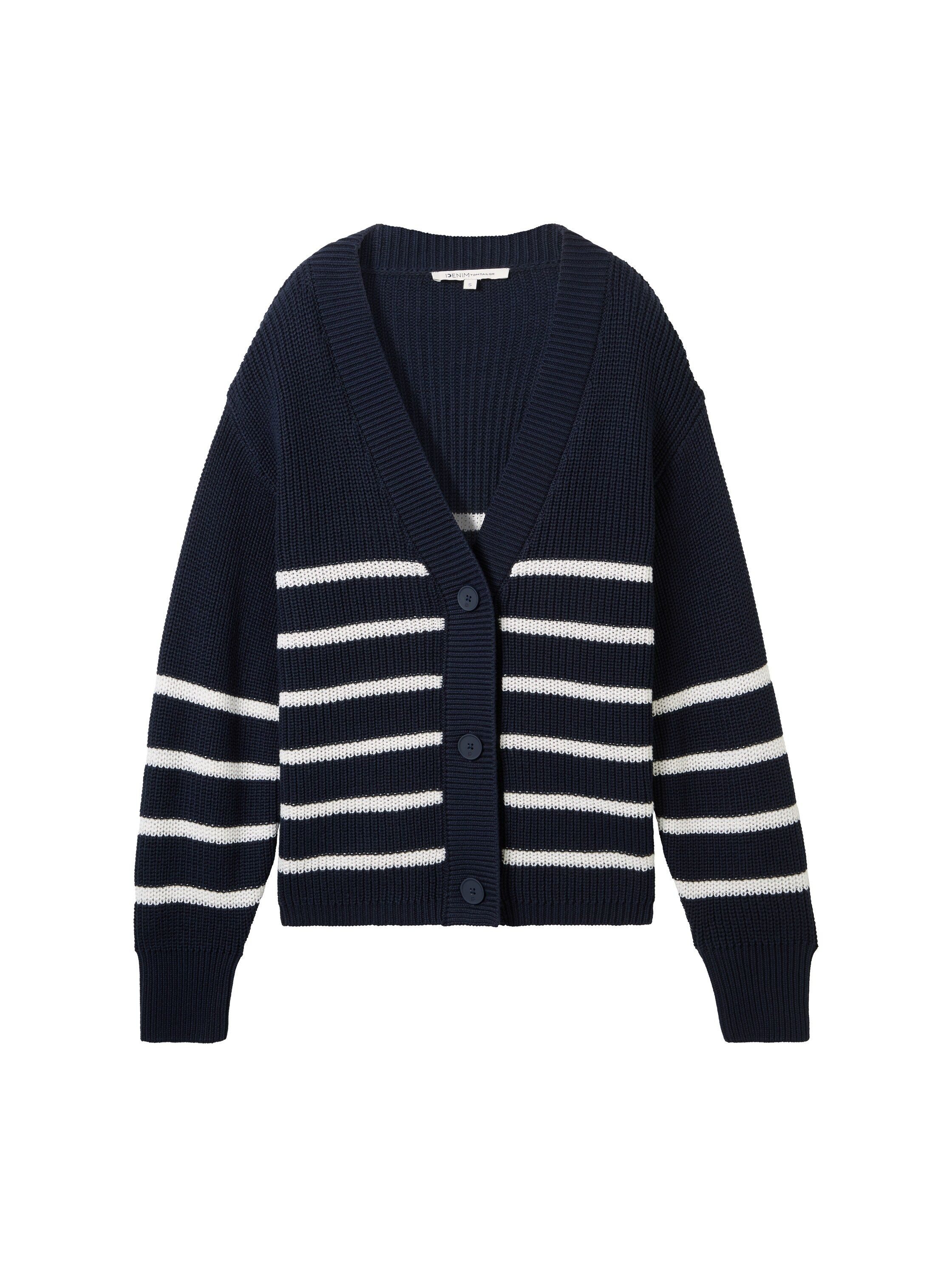 TOM TAILOR Denim Cardigan mit Strickstruktur günstig online kaufen