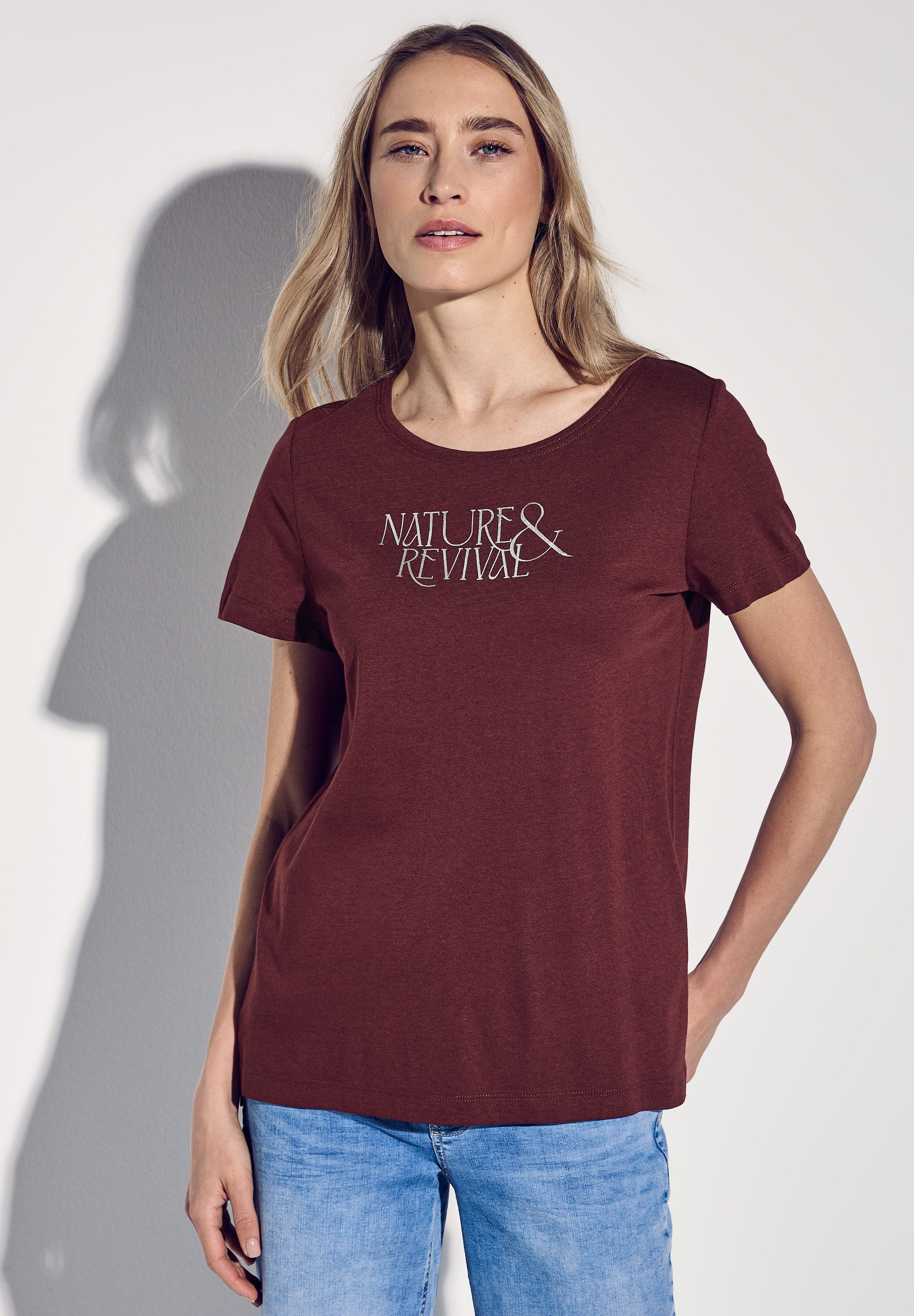 STREET ONE T-Shirt im soften Baumwoll-Mix