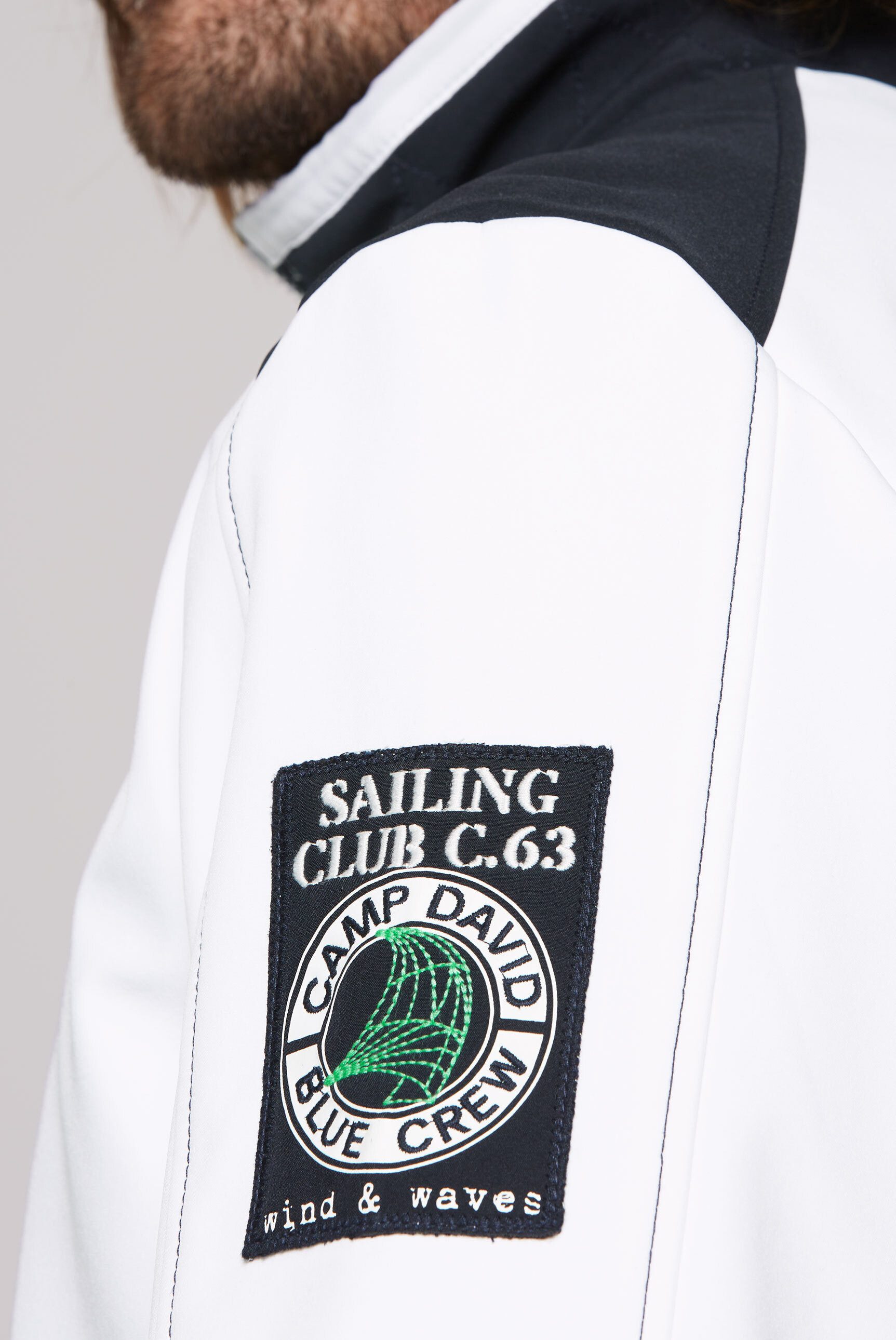 CAMP DAVID Softshelljacke mit Stehkragen