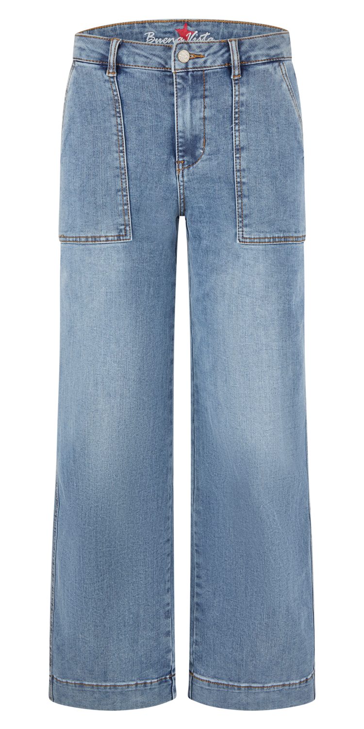 Buena Vista Chinohose Wide Leg Worker stretch denim