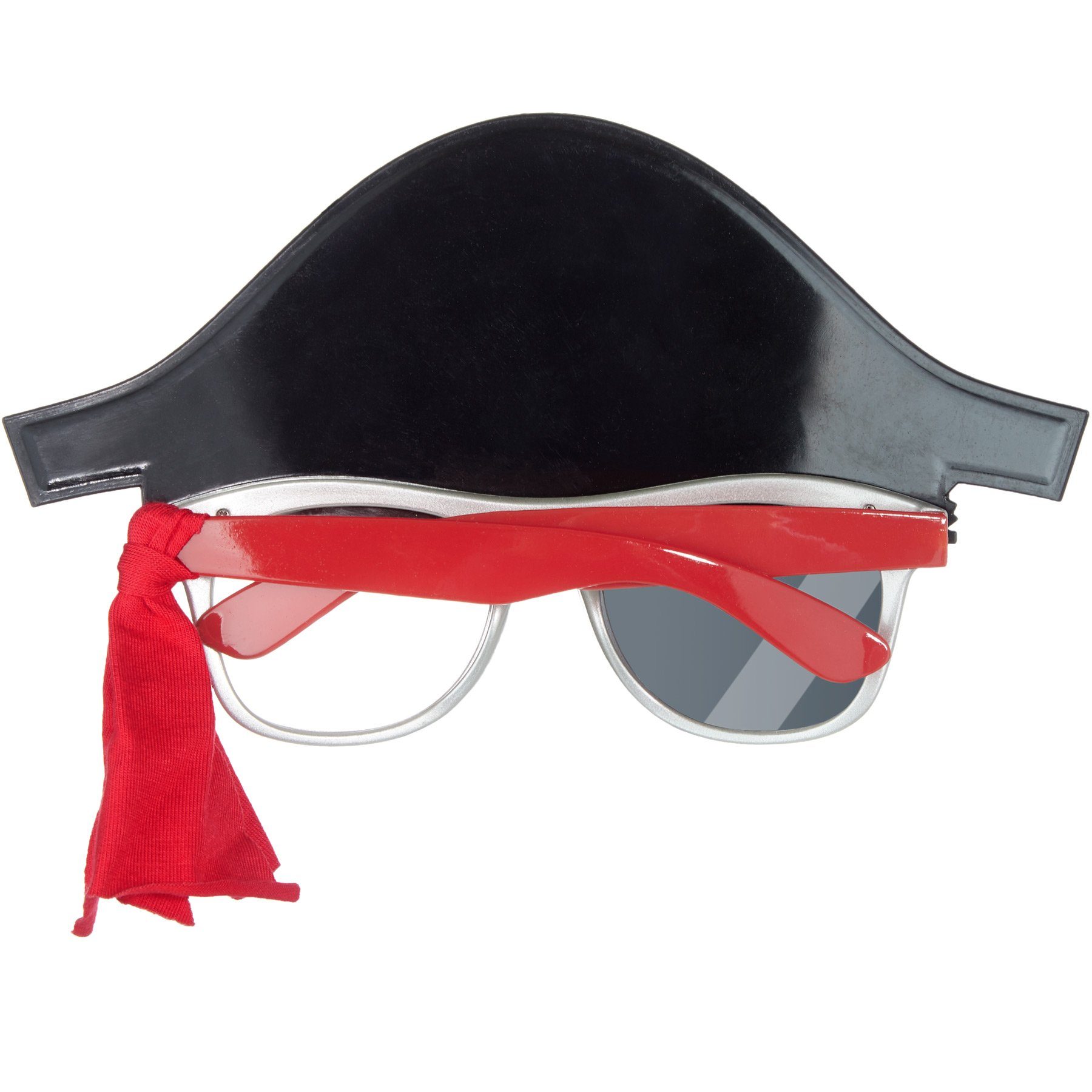 dressforfun Kostüm Spaßbrille Pirat mit Stirnband, Spaßbrille mit dem Motto Piraten