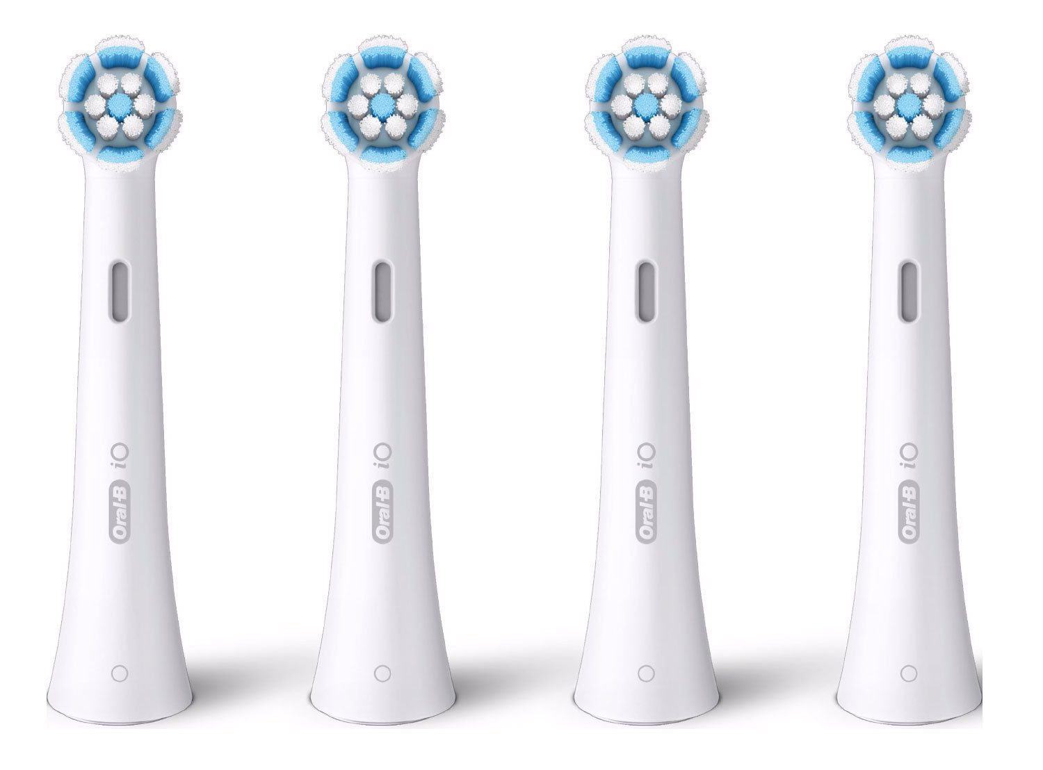 Braun Elektrische Zahnbürste Braun Oral-B IO Gentle Care Weiß Ersatzbürsten 4er Pack