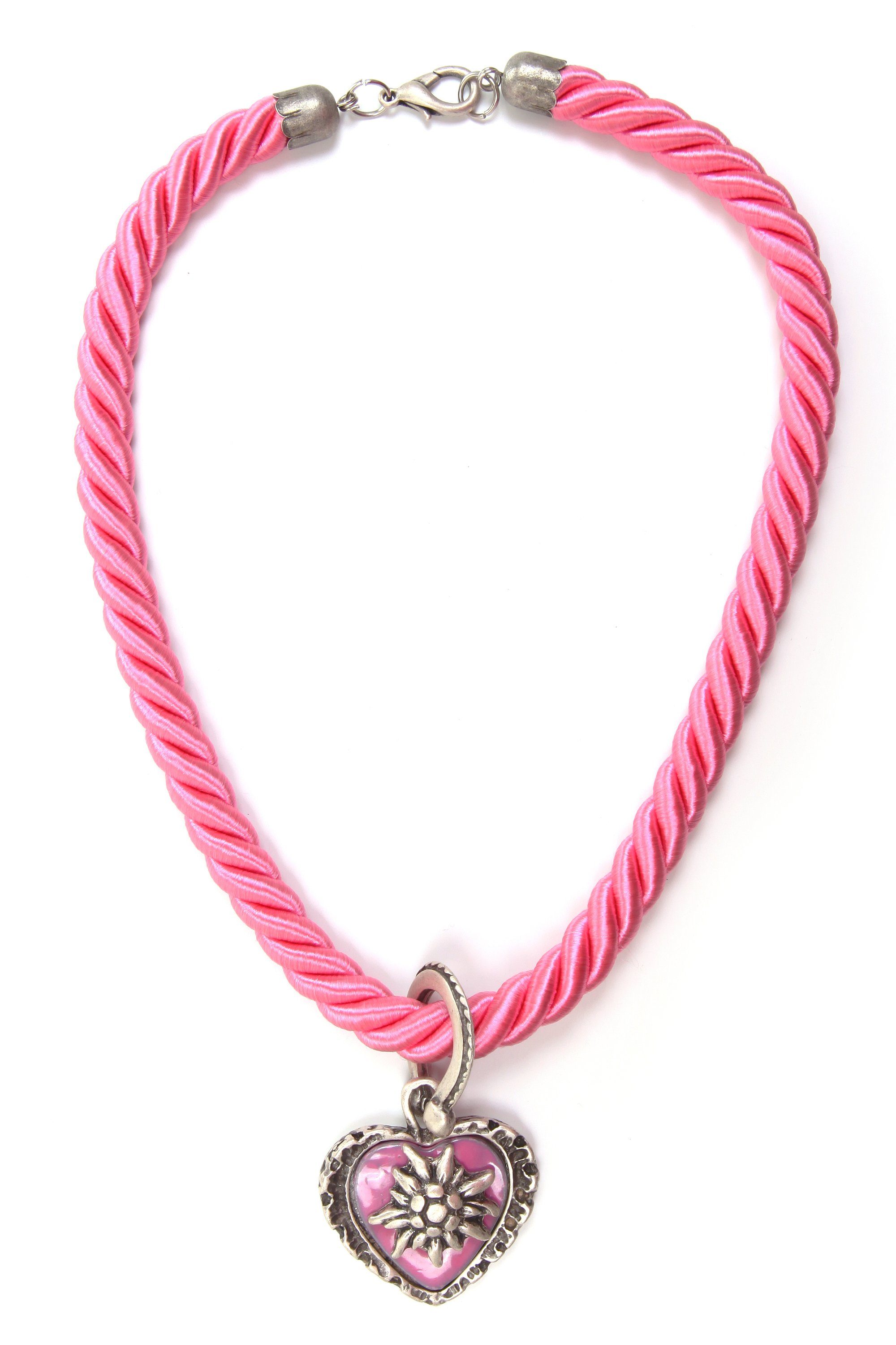 Allgäu Rebell Collier Traudel, mit Herzanhänger