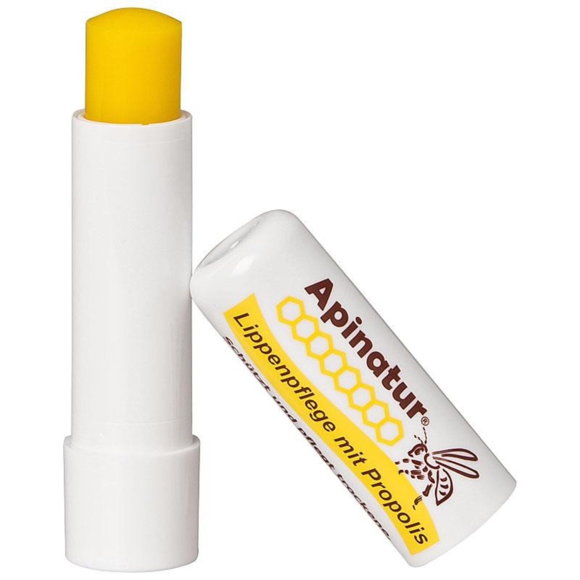 Apinatur Lippenpflegestift Lippenpflegestift mit Propolis Lippenpflege Lippenbalsam mit Honigduft, 1-tlg., Mit Propolis Ohne Erdölderivate Mit zartem Honigduft