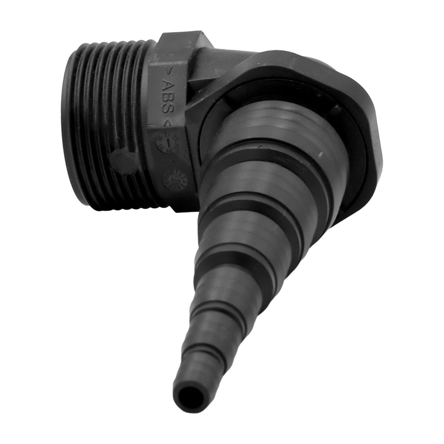 Haas Otto Siphon 90° Pumpenanschluss mit Schraubgewinde 1 1/4"