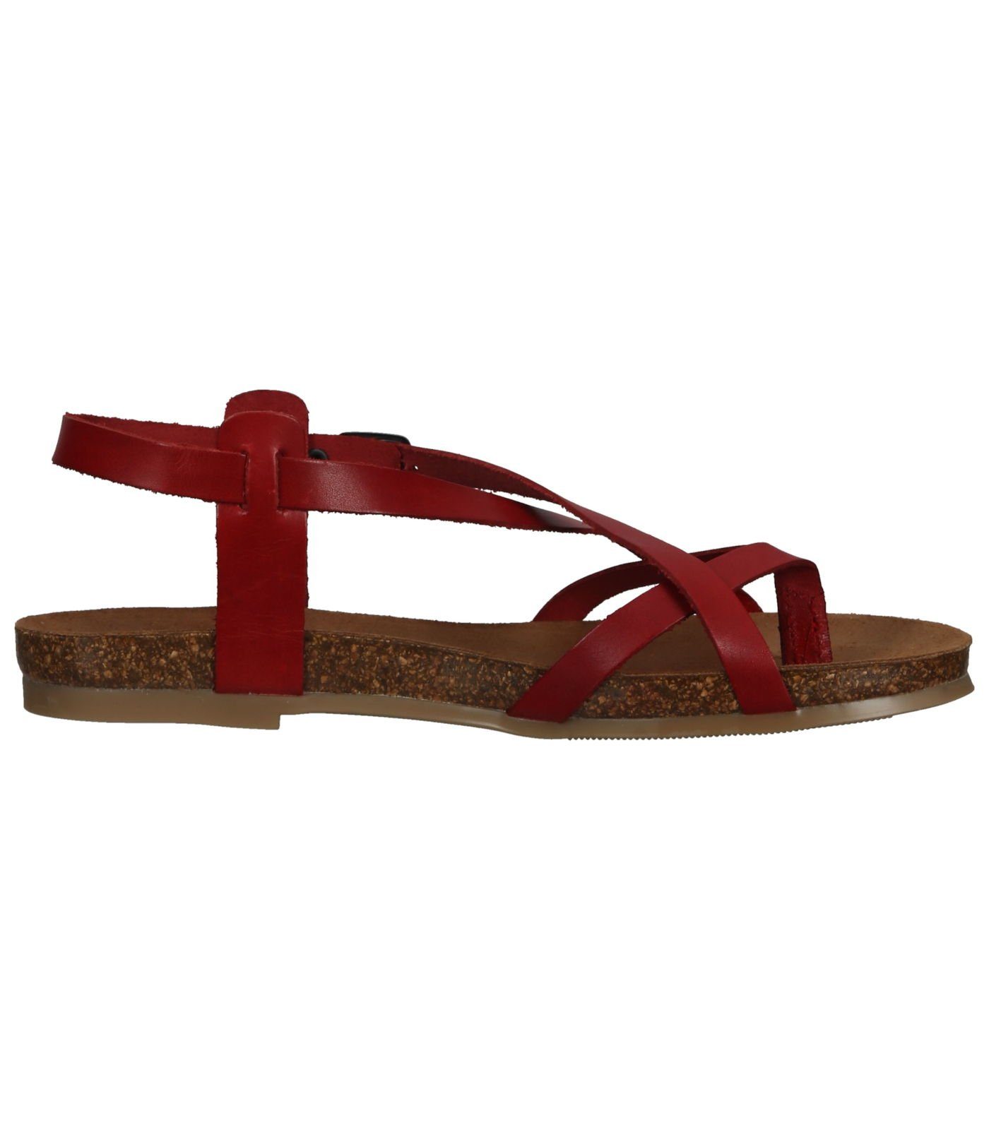 Sandalen Leder Rot Riemchensandalette COSMOS Comfort