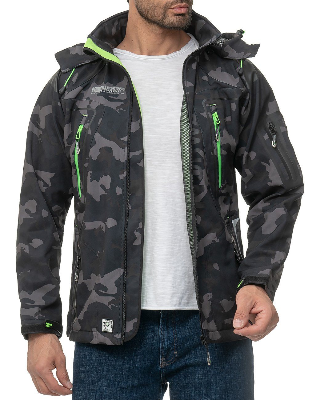 Geographical Norway Softshelljacke Herren Outdoor Jacke günstig online kaufen