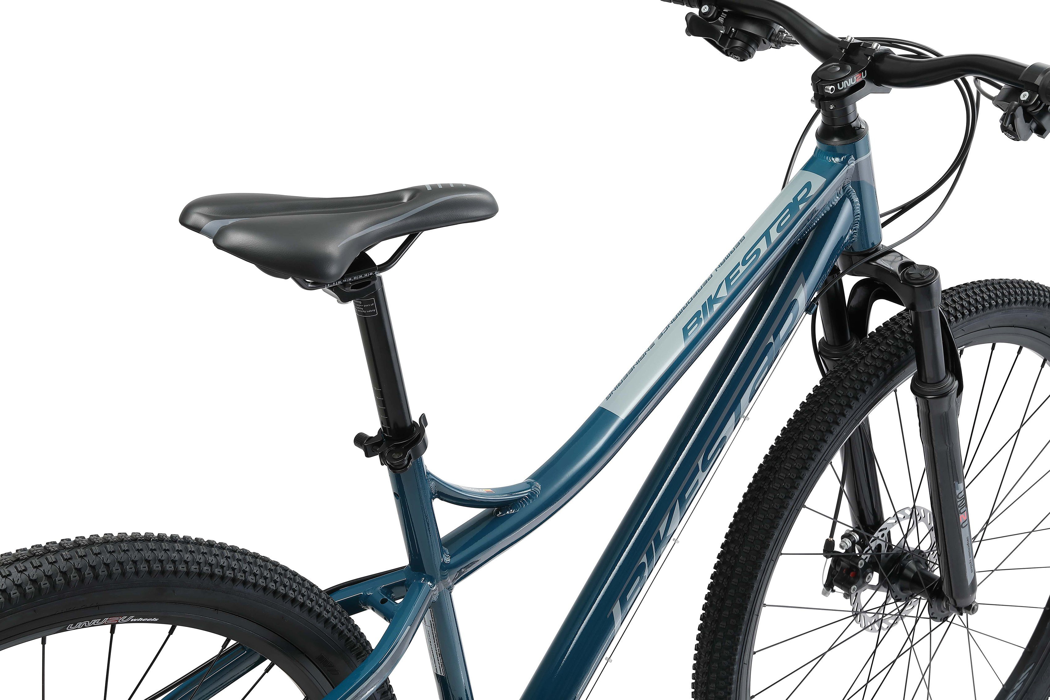 Bikestar Mountainbike, 21 Gang Shimano RD-TY300 Schaltwerk, Kettenschaltung, für Damen und Herren, Kettenschaltung