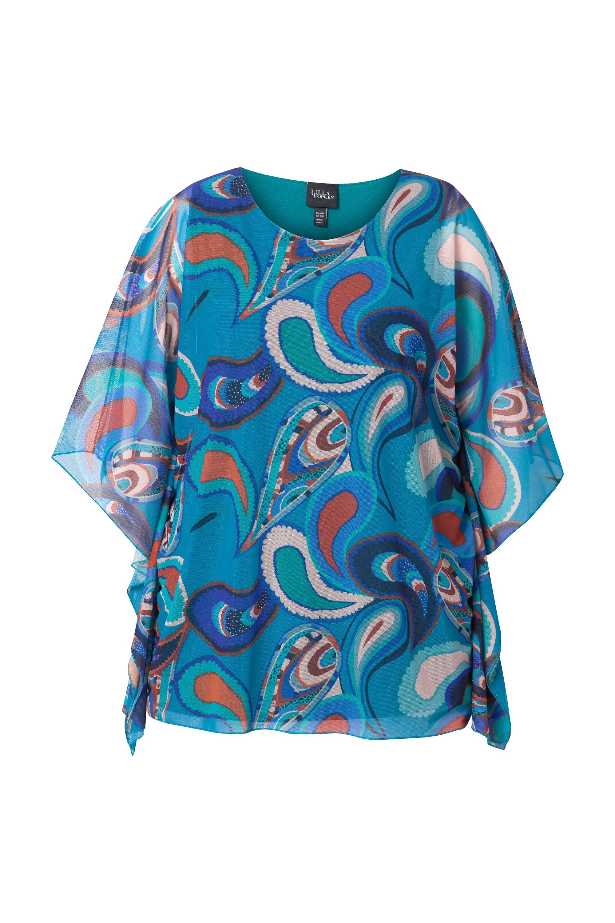 Ulla Popken Longbluse Bluse doppellagig Oversized günstig online kaufen