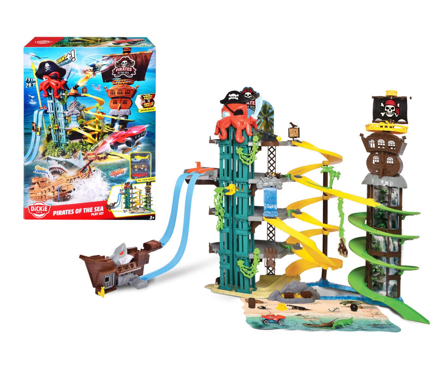 Dickie Toys Spiel-Parkgarage Pirates of the Sea, mit Licht und Sound