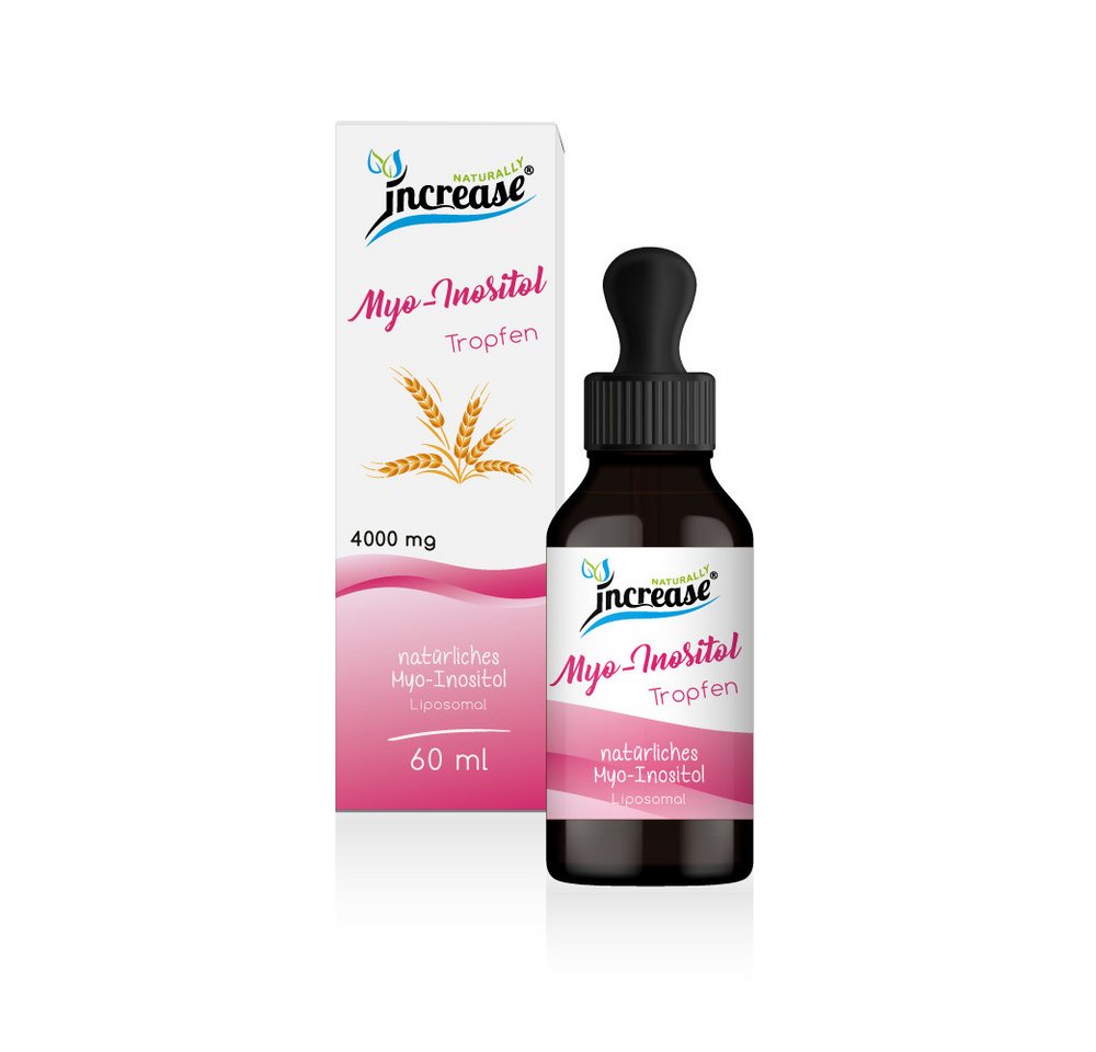 increase NATURALLY Liposomales Myo - Inositol - 4000mg Myo - Inositol pro Tag Tropfen, 60 ml