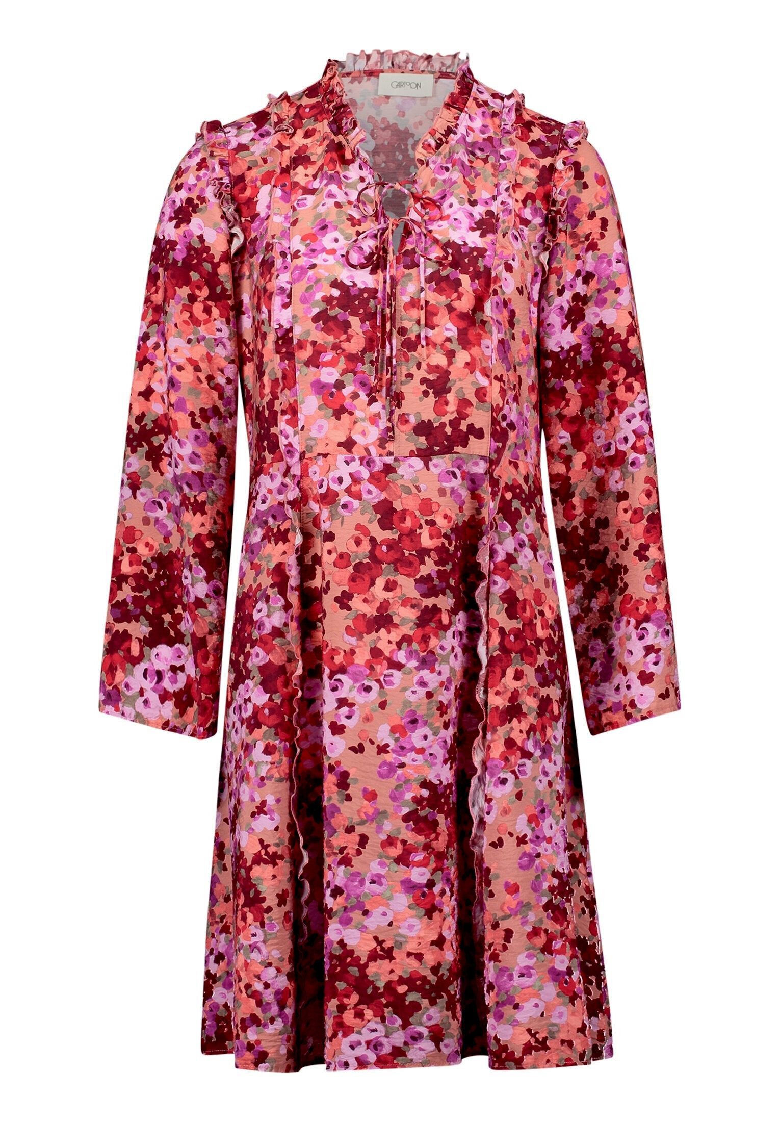Cartoon Volantkleid Damen mit Rüschen