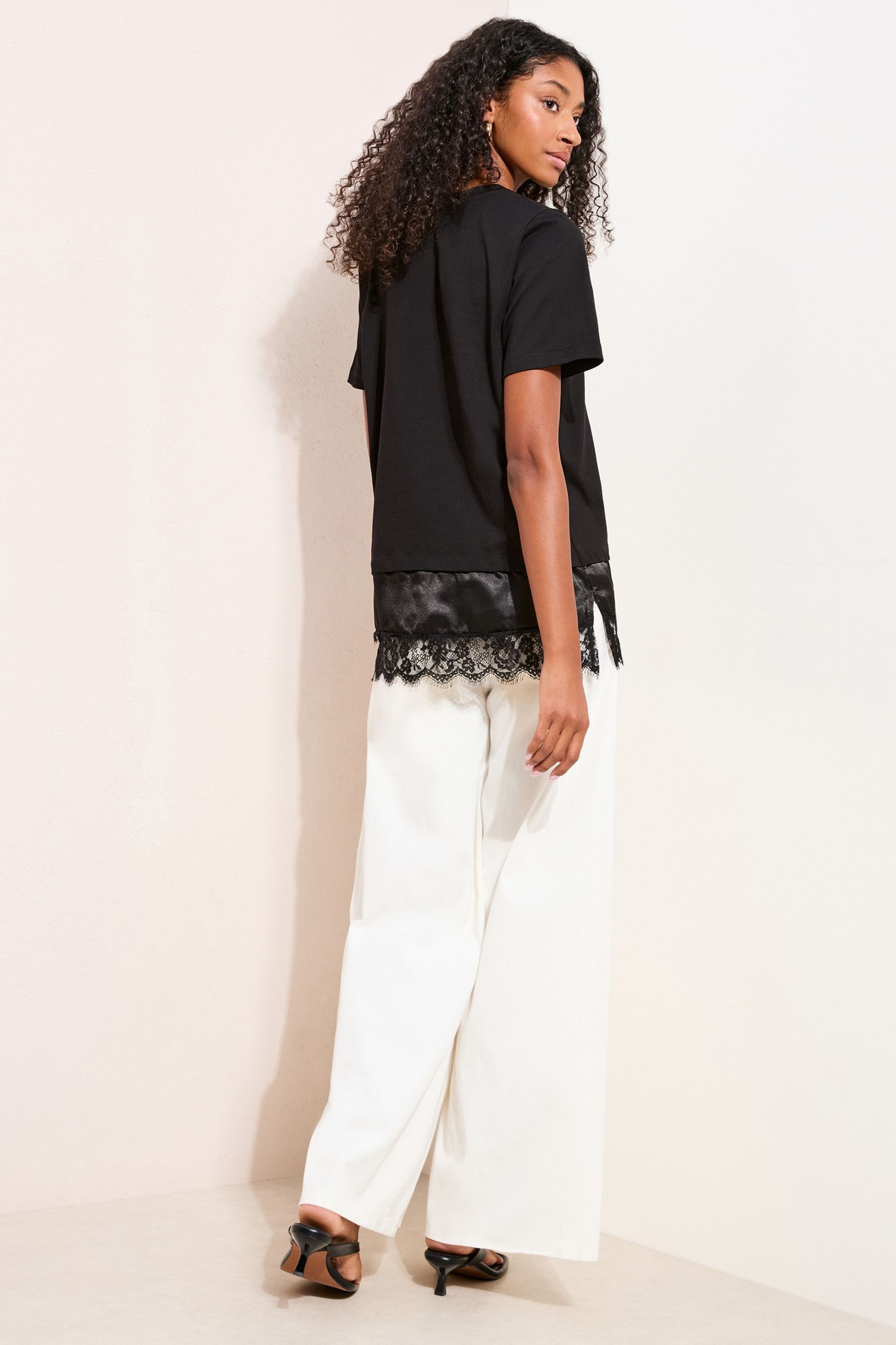 Friends Like These Kurzarmbluse Friends Like These 2-in-1-Oberteil mit Spit günstig online kaufen