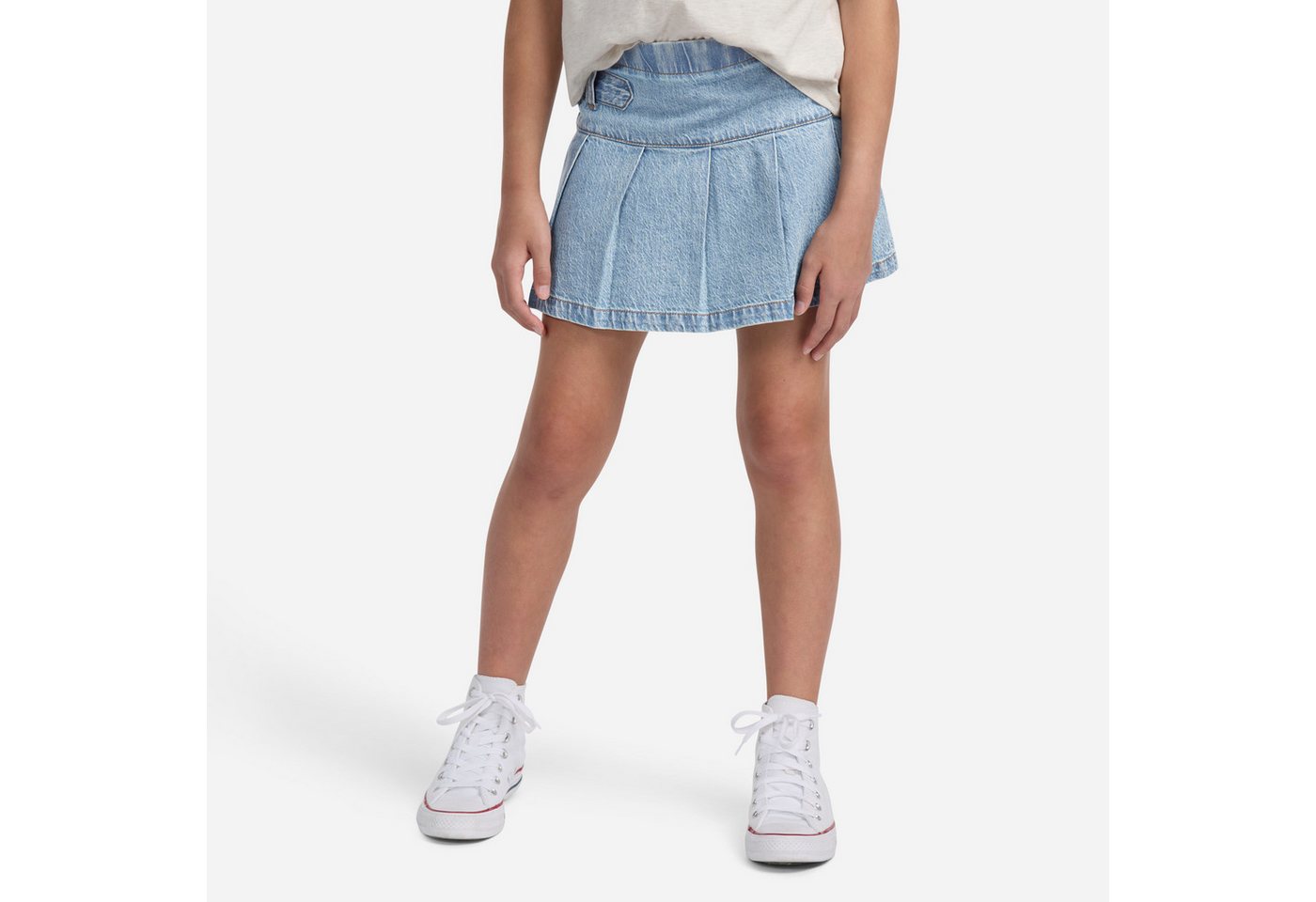 Abercrombie Kids Skort AFG PULL TAB PLEATED SKORT aus Baumwolle mit Futter aus Polyester und Elasthan, Regular Fit