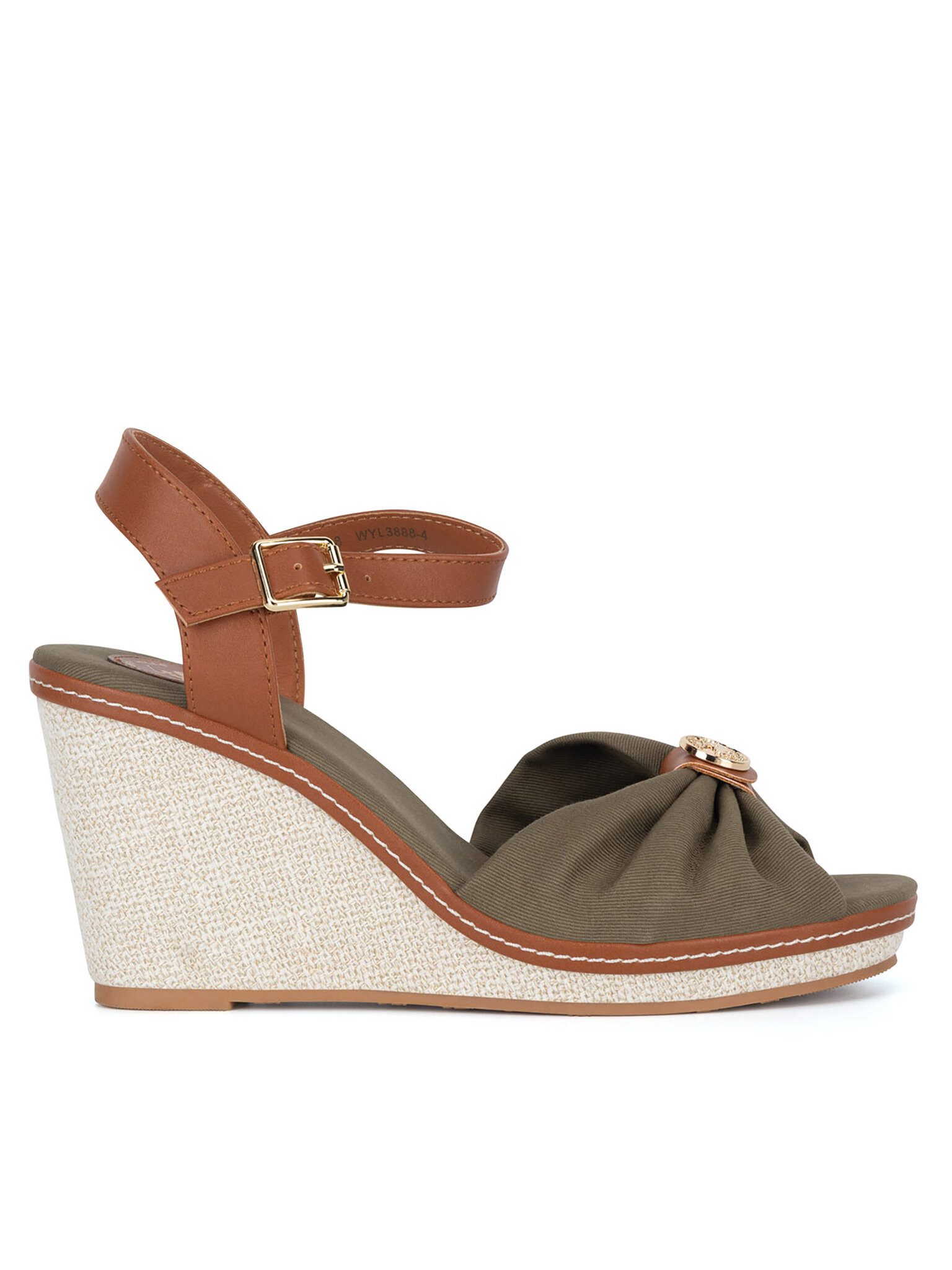 Sandalen WYL3888-4 Khakifarben Sandale