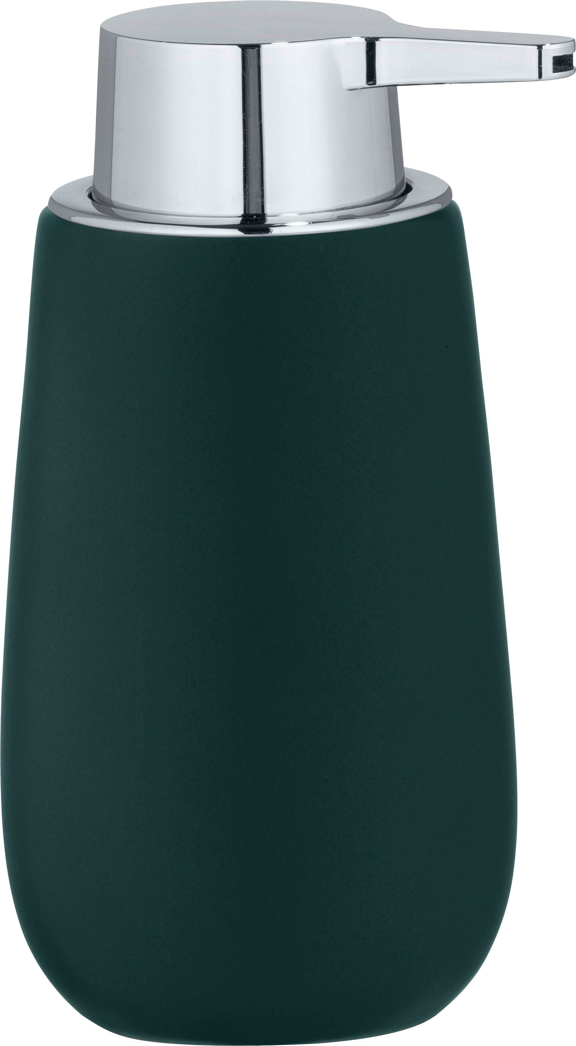 WENKO Seifenspender Badi, (1-tlg), Dunkelgrün, Keramik, 320 ml günstig online kaufen