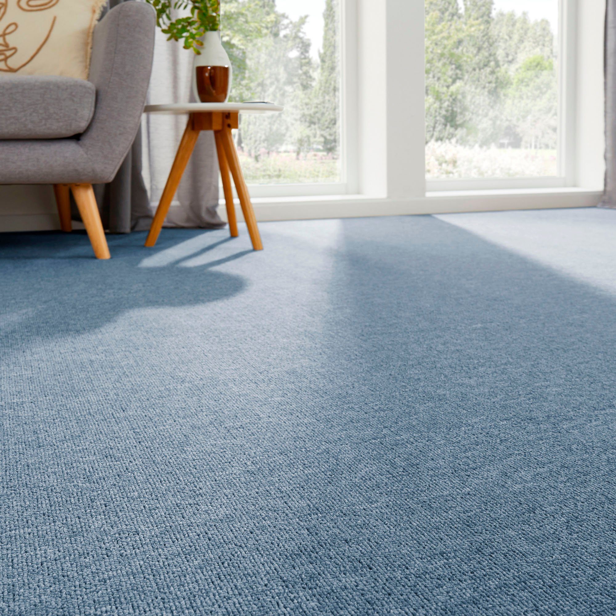 Andiamo Ковры Bob, Feinschlinge, Made in Netherlands, rechteckig, Höhe: 4,5 mm, meliert, Breite 200, 400 oder 500 cm, strapazierfähig & pflegeleicht