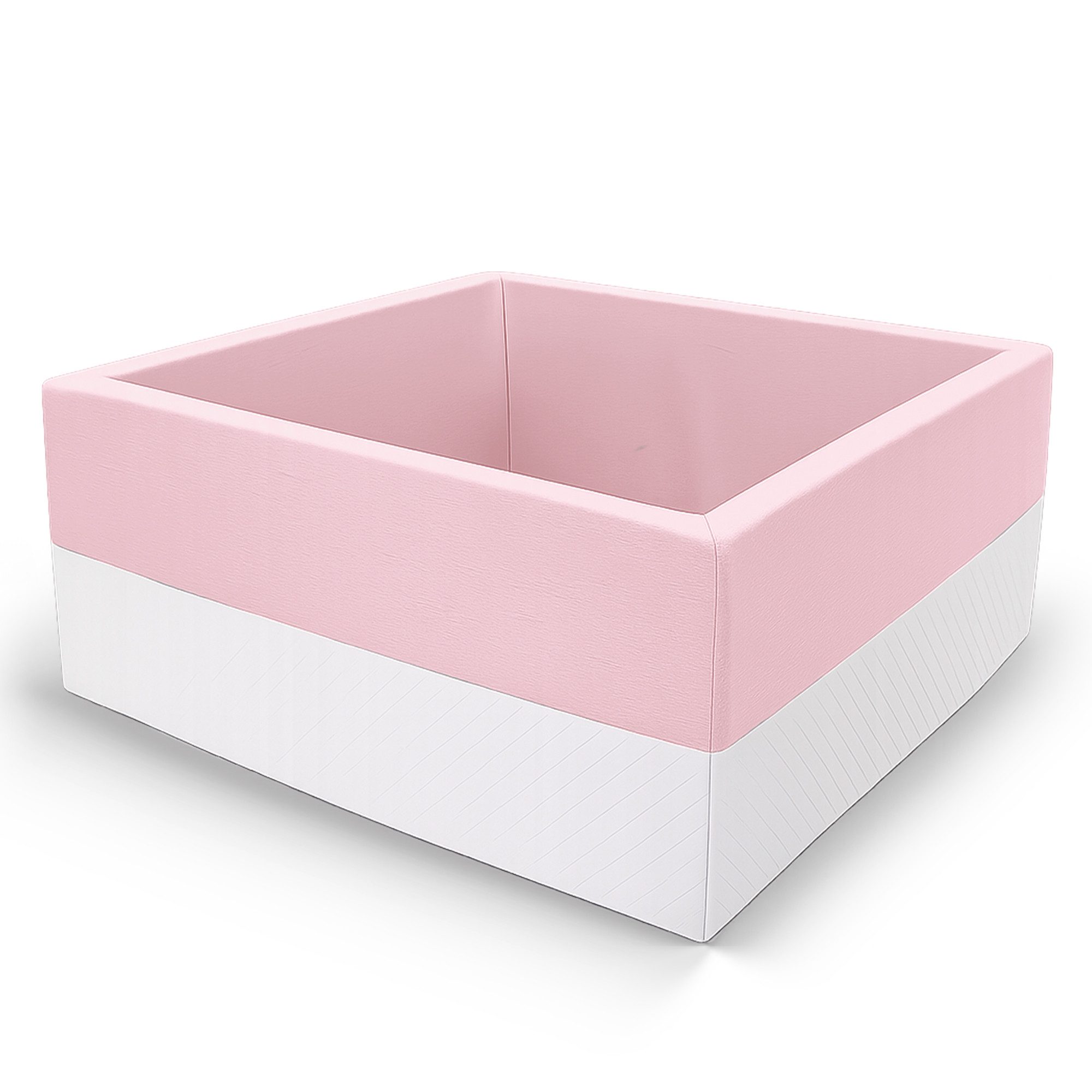 Rainbow Kids Bällebad XXL Luxus Bällebad Bällepool Spielbecken 90x90x40 ohne Bälle, Made in Europe