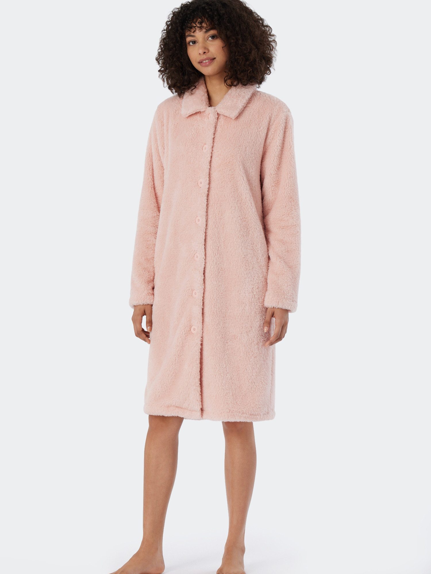 Schiesser Bademantel Teddy Fleece