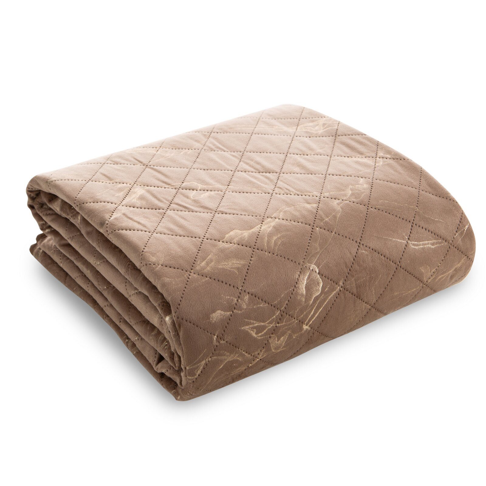 Design91 Tagesdecke Mikrofaser Sommerdecke Bettüberwurf Goldendes günstig online kaufen