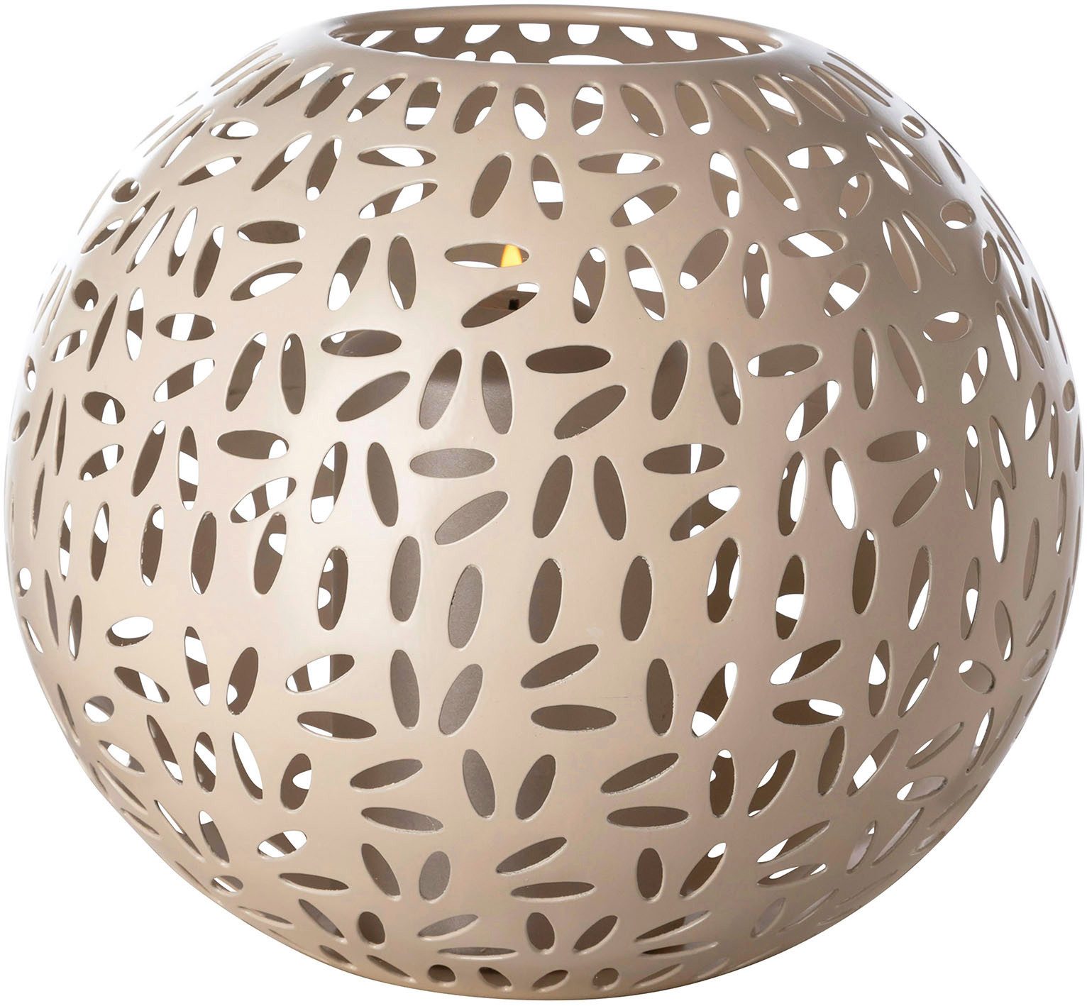 Fink Windlicht »DARIA« Kerzenhalter aus Eisen, pulverbeschichtet, mit Cut-O günstig online kaufen