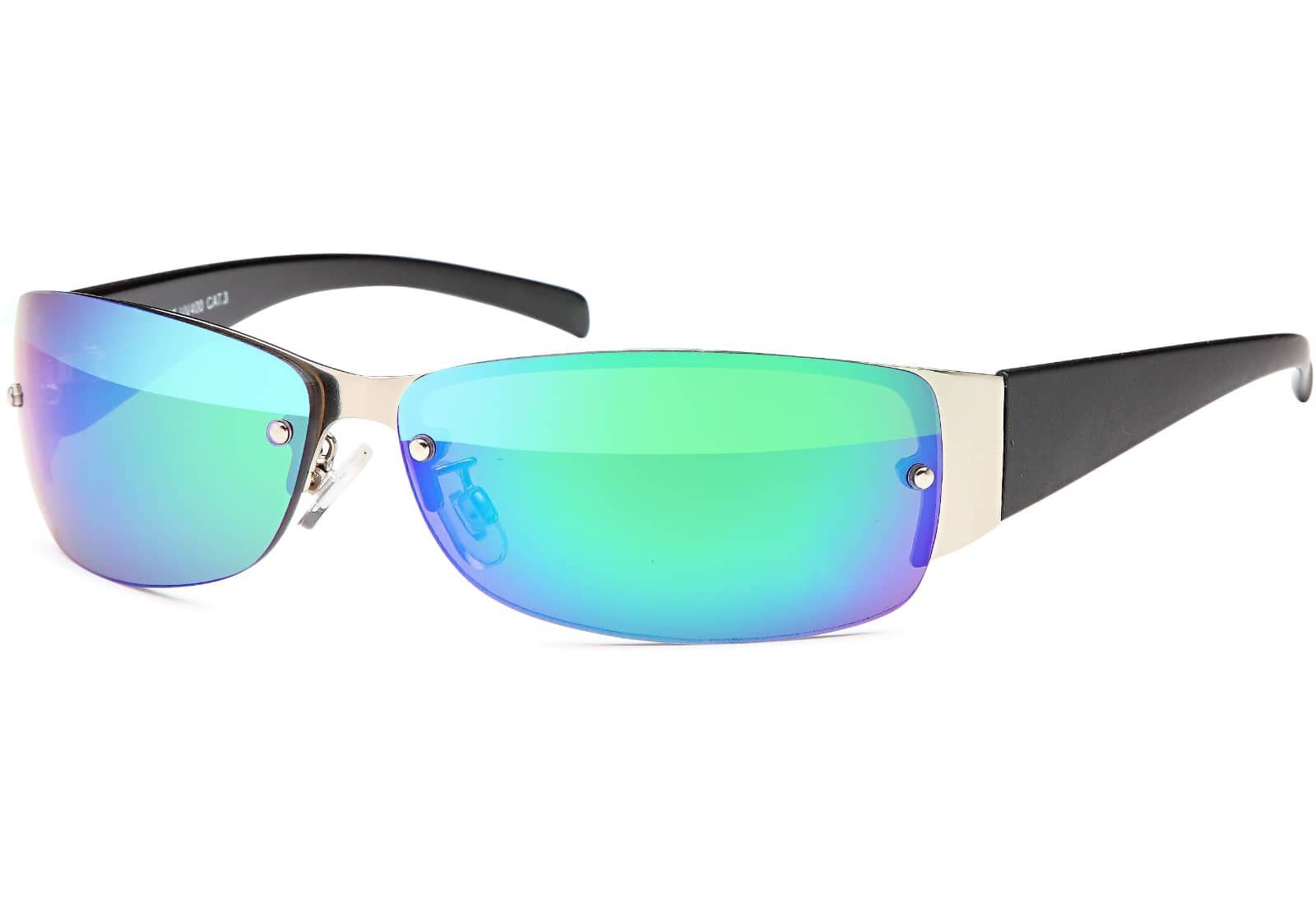 BEZLIT Eyewear Pilotenbrille Herren Designer Sonnenbrille Sportliche Brille  (1-St) mit schwarzen Linsen