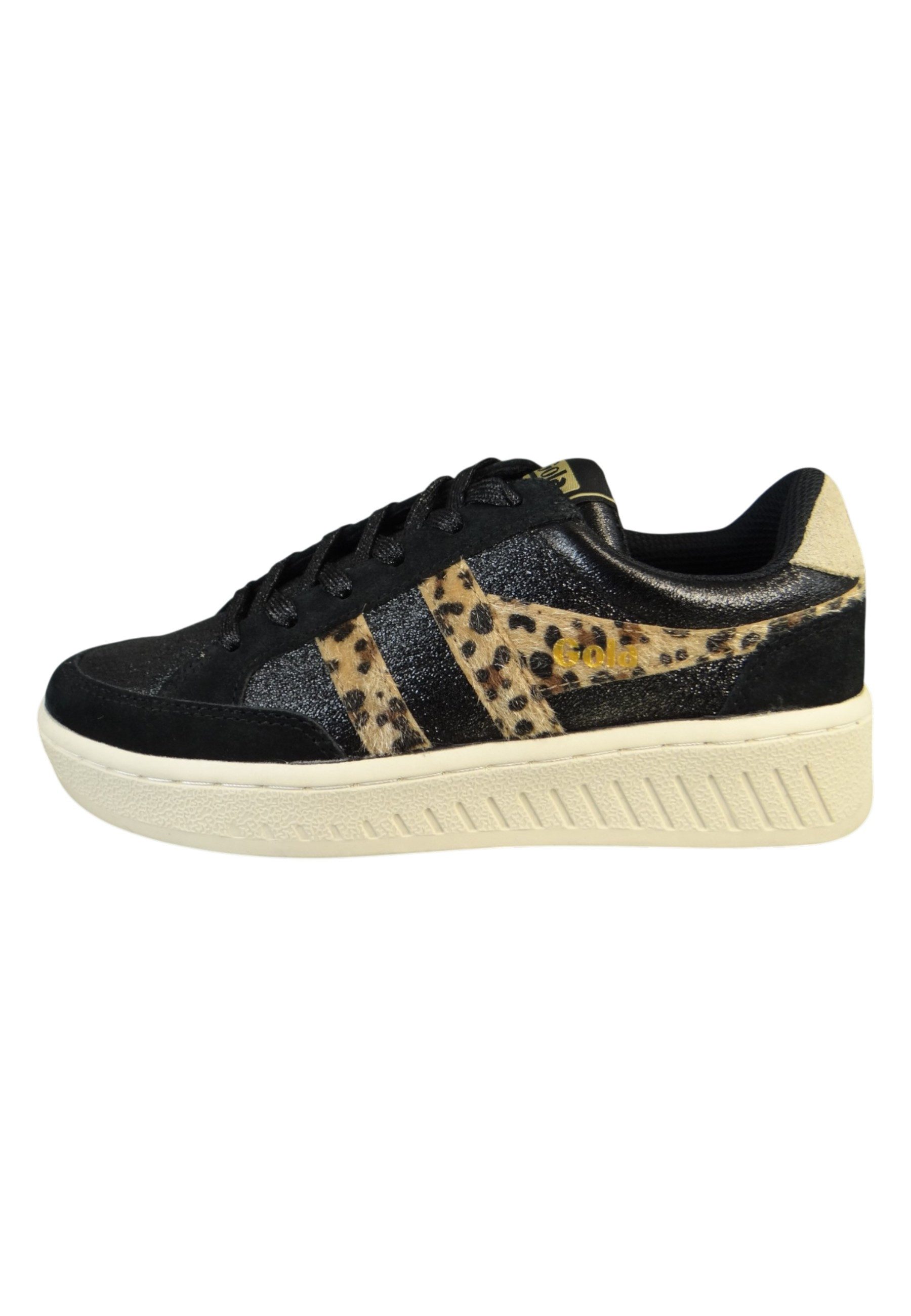 Gola CLB773 BZ Black/Leopoard/Bone Sneaker