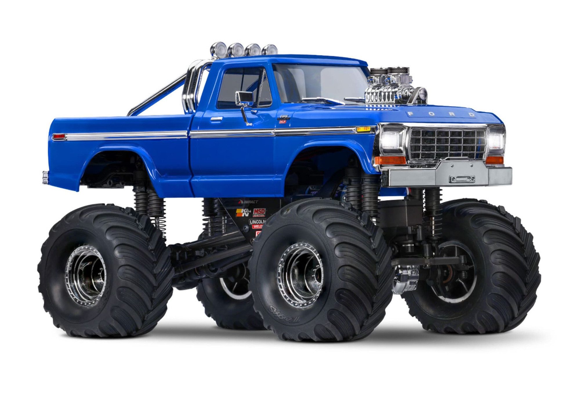 RC-Buggy Traxxas TRX-4MT Ford F150 Monstertruck 4x4 1:18 RTR Blau