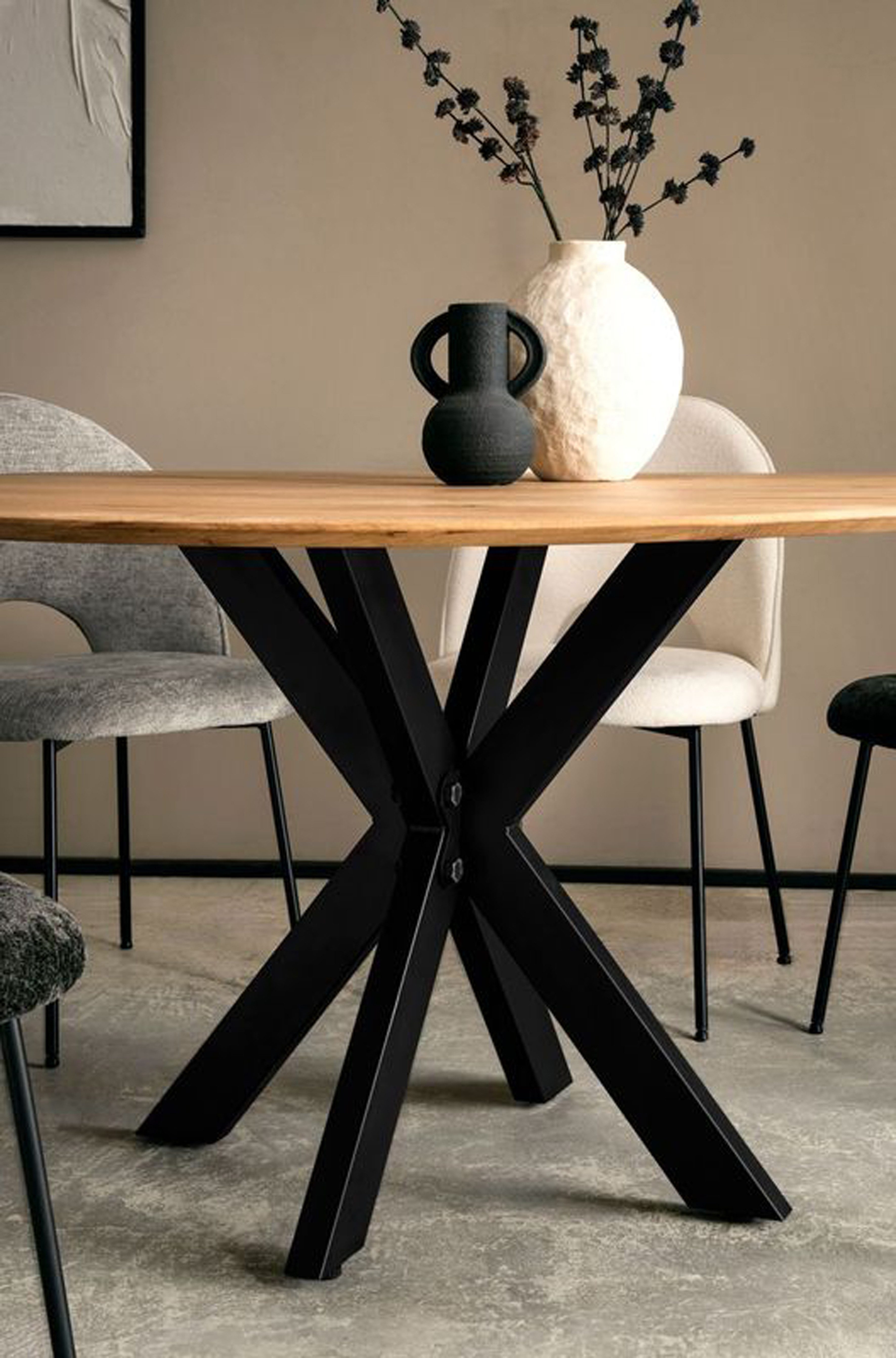 Home affaire Esstisch Quebec, mit eleganter Schweizer Kante