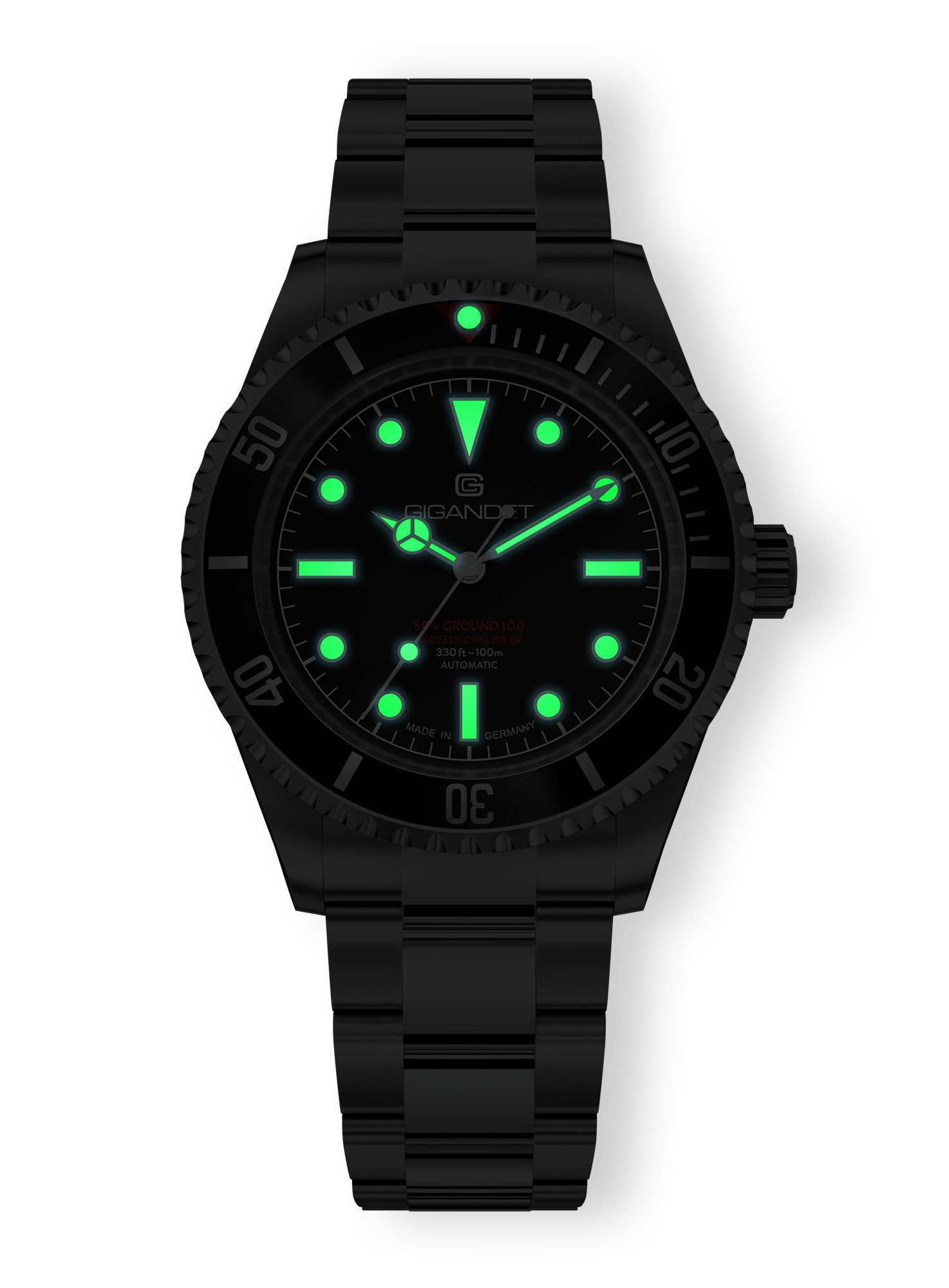 Gigandet Automatikuhr SEA GROUND 100, Made in Germany, Saphirglas, Swiss Su günstig online kaufen