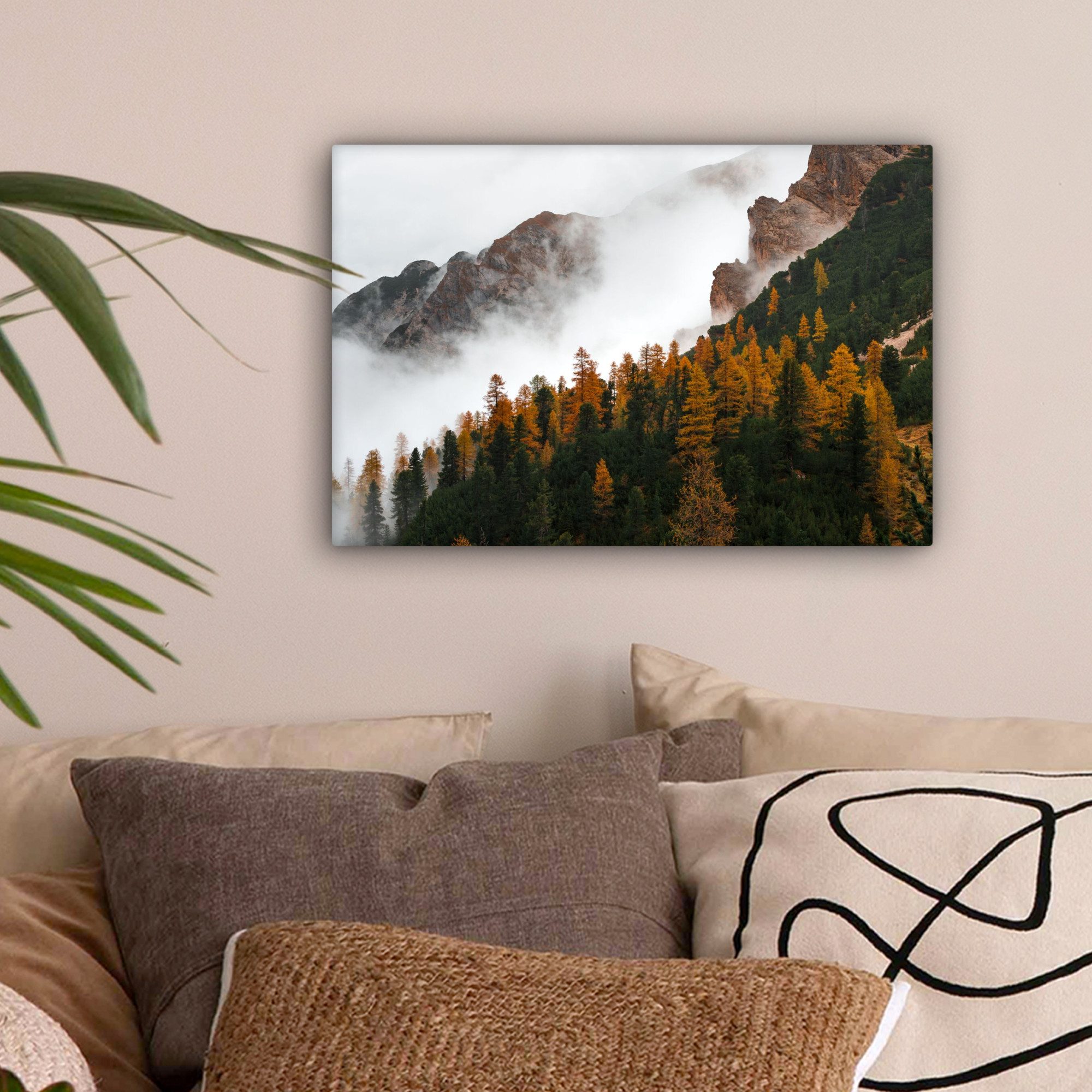 OneMillionCanvasses® Leinwandbild Kiefer - Herbst - günstig online kaufen