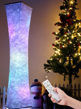 ANTEN LED Stehlampe RGB LED Stehleuchte Dimmbar Standlampe Wohnzimmer mit Fernbedienung, 156cm Modern Stehleuchte Ecklampe