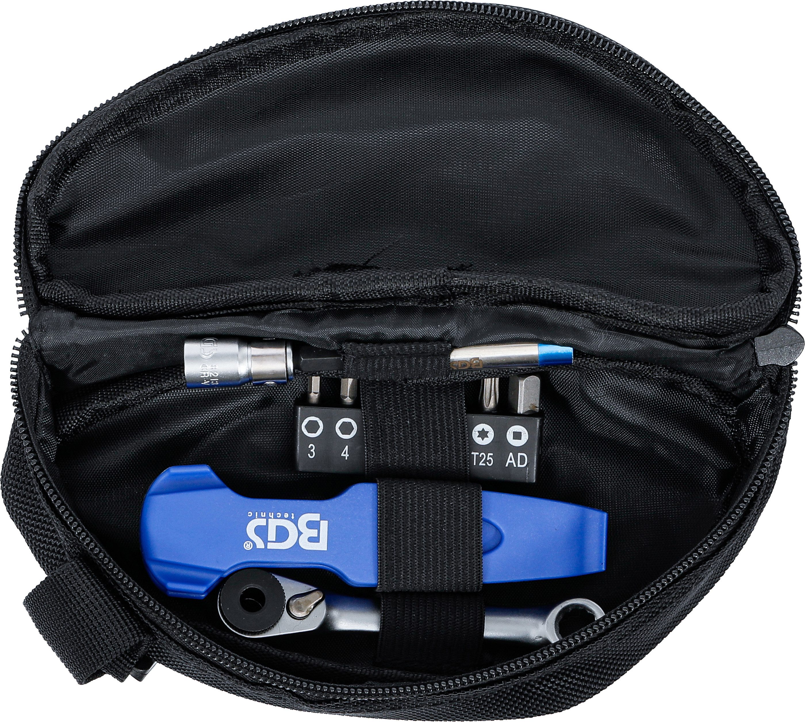 BGS technic Fahrradwerkzeugset Fahrrad-Werkzeug-Satz für unterwegs, 13-tlg. Rahmentasche, (1-tlg)